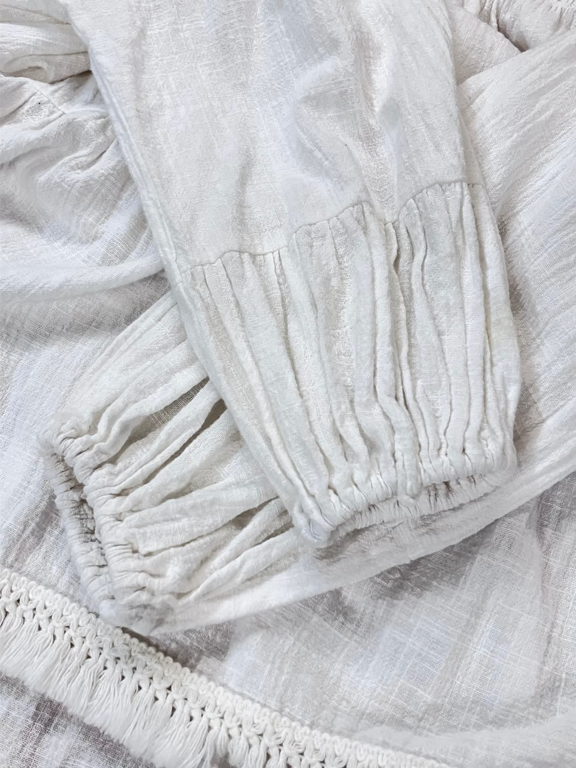 빈티지 레이스 블라우스 원피스 화이트 #csz4019 상품이미지5