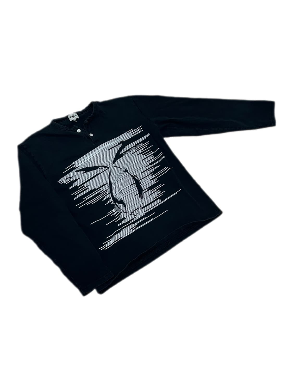 캘빈 클라인 블랙 빈티지 프린팅 티셔츠 상품이미지2