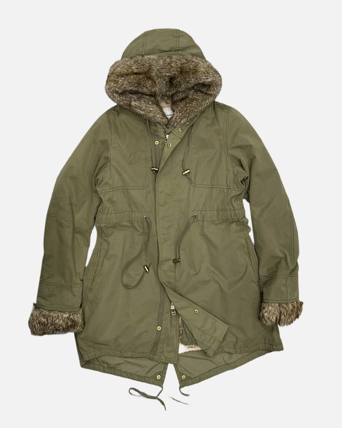 military fur lining parka 상품이미지2