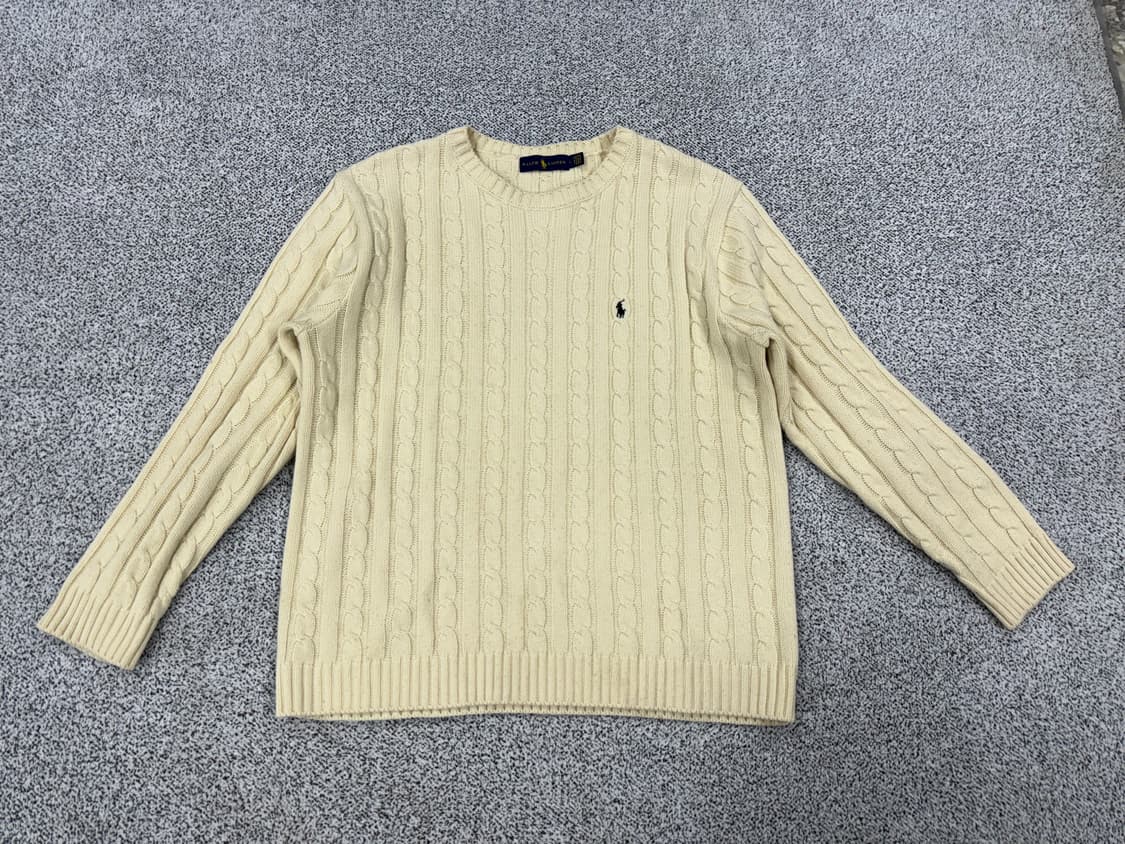 폴로 랄프로렌 꽈배기니트 상품이미지1