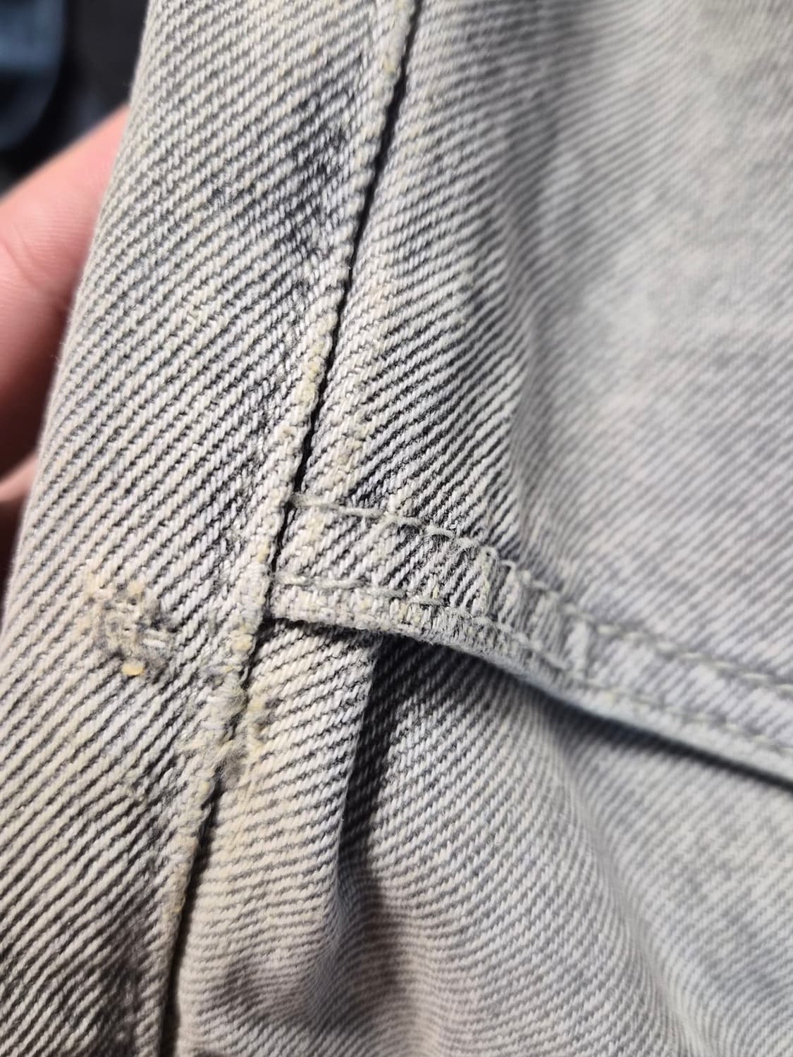 인사일런스 와이드 진 GREY BEIGE L 상품이미지7