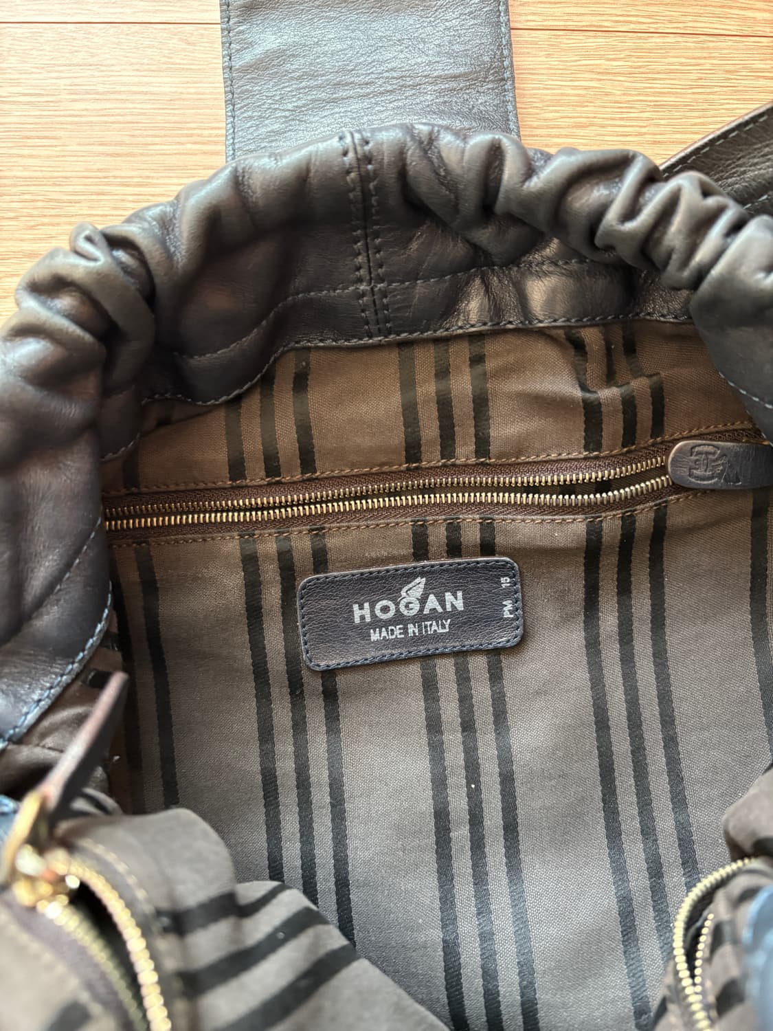 호간 (Hogan) 레더 숄더 호보백 상품이미지7