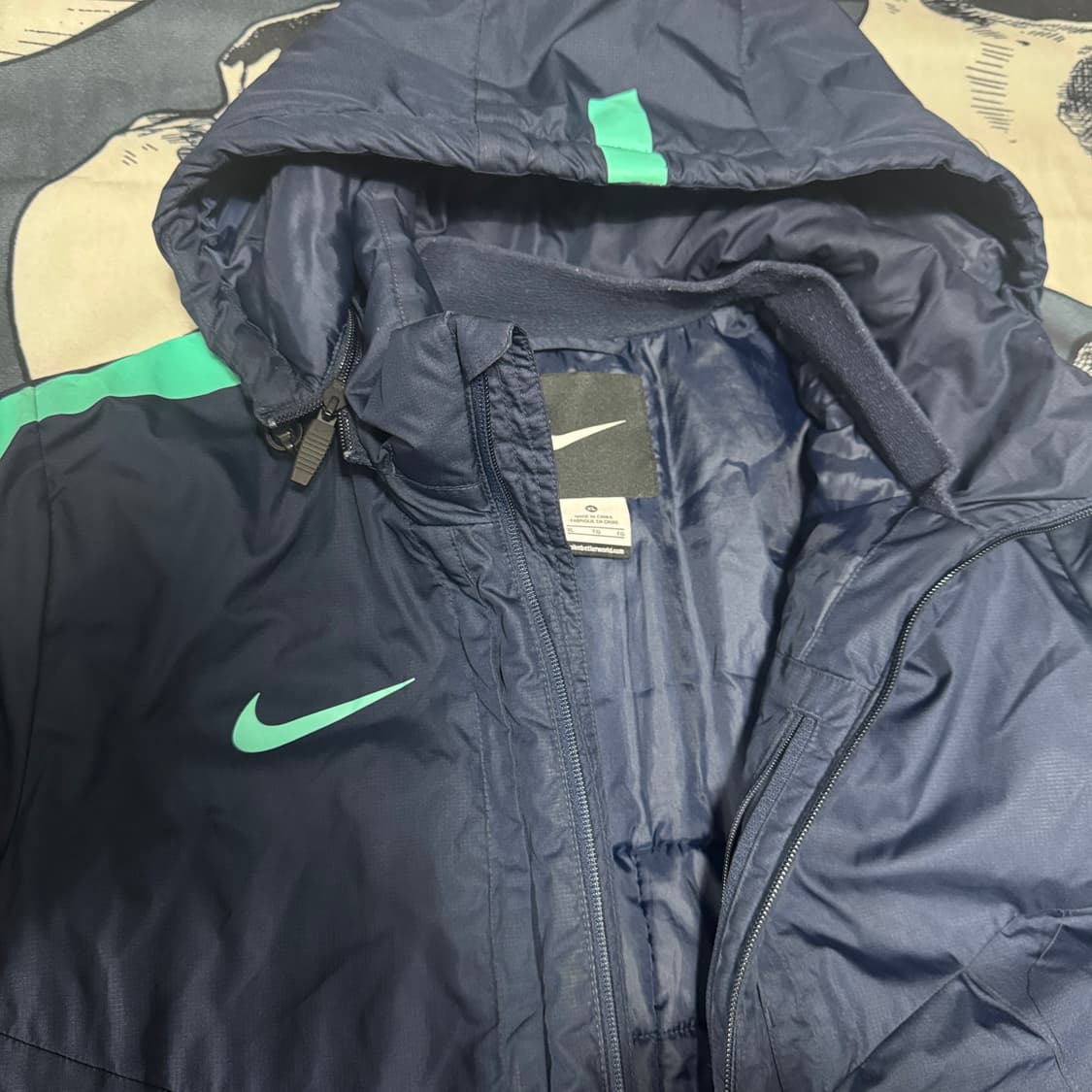 나이키 로고 롱패딩 105 사이즈 상품이미지3