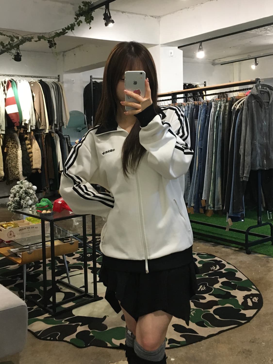 아디다스 베켄바우어 화이트 트랙탑 M 상품이미지5