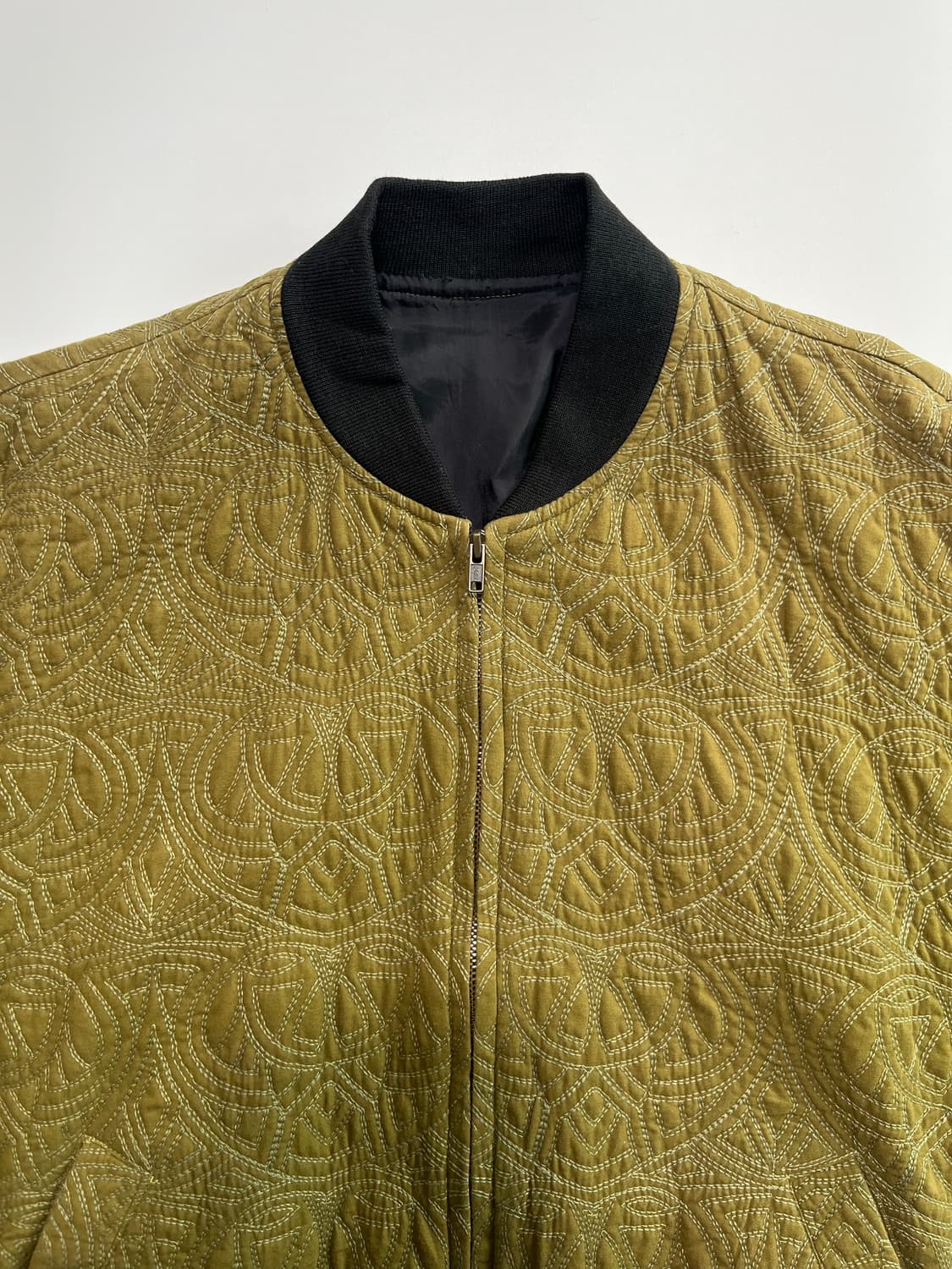 올리브 퀄팅 자켓 상품이미지6