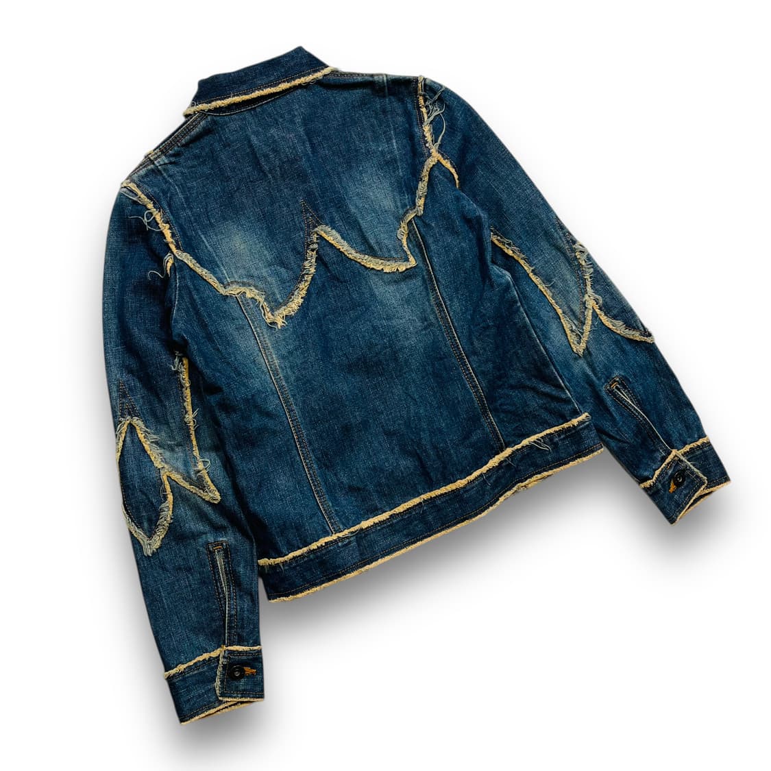 VIVAYOU Destroyed Western Denim Jacket 상품이미지6