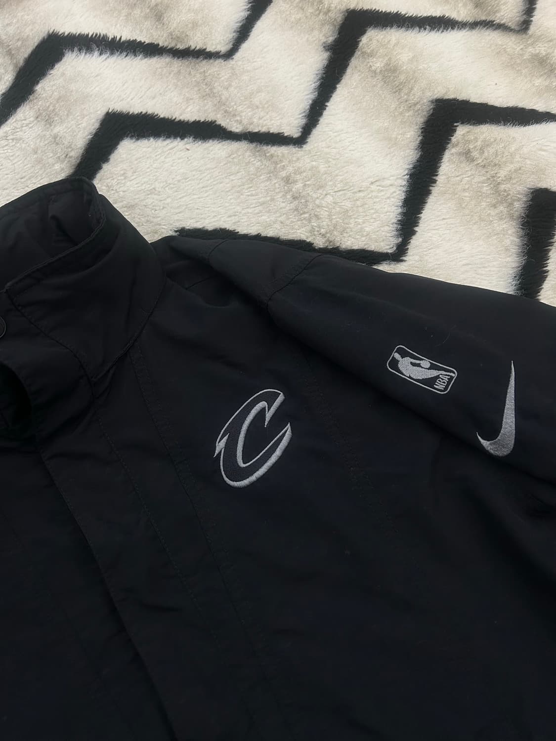 [M]나이키 NBA 클리블랜드 반집업 우븐 /블랙 상품이미지1