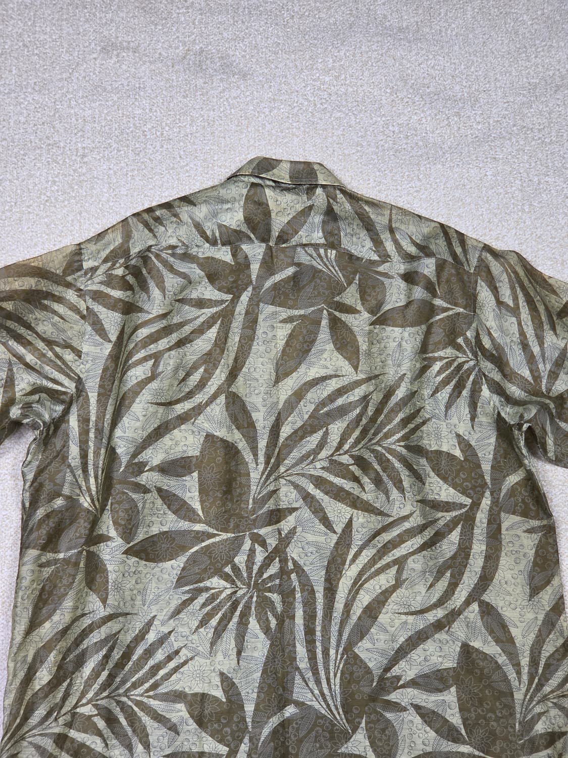 [피에르 가르뎅] 트로피컬 리프 패턴 반팔 셔츠 | S00119 상품이미지4