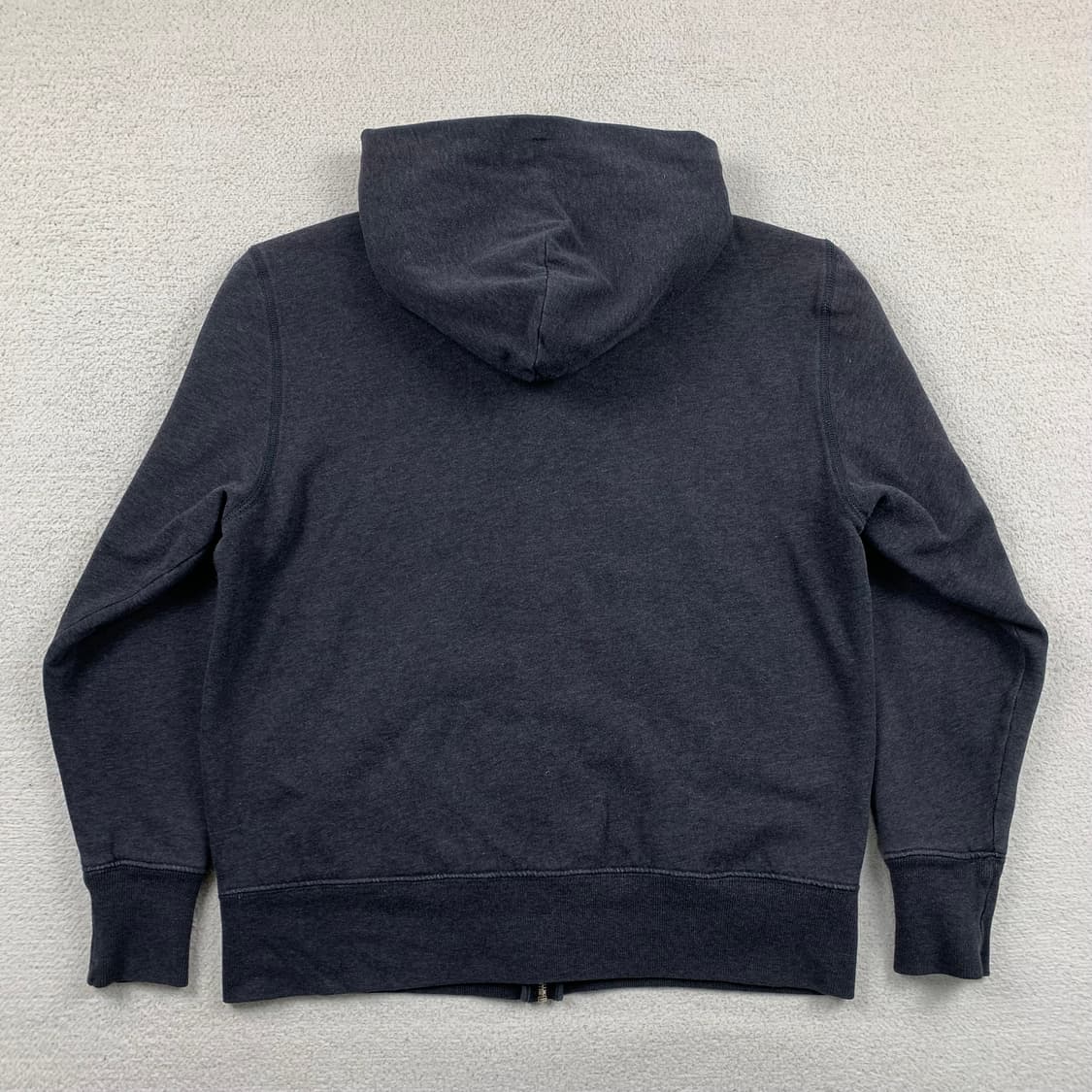 90s 폴로 진스 USA 자수로고 써멀 후드집업 차콜 상품이미지2