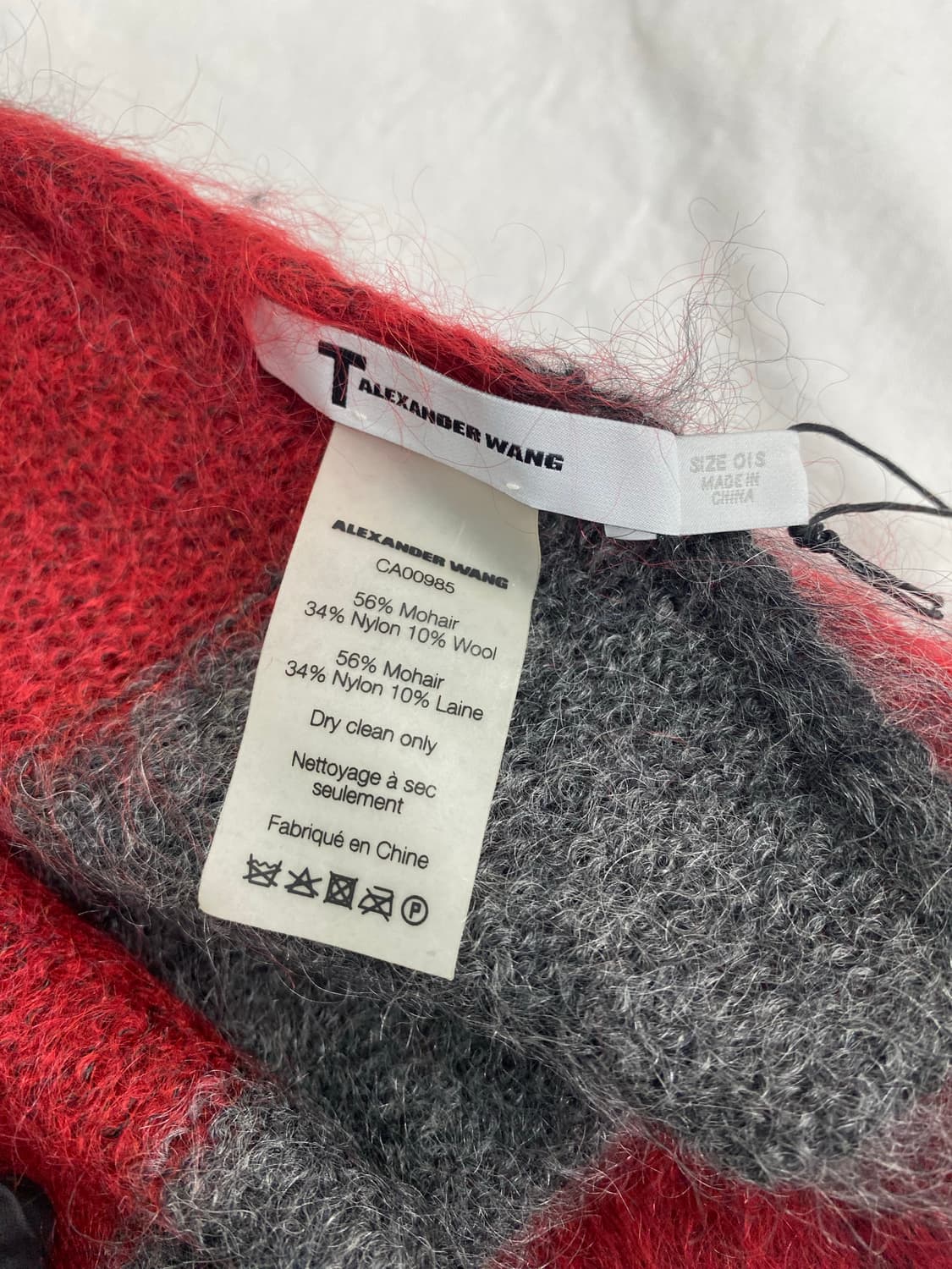 알렉산더왕 모헤어 스트라이프 스카프 목도리 상품이미지2