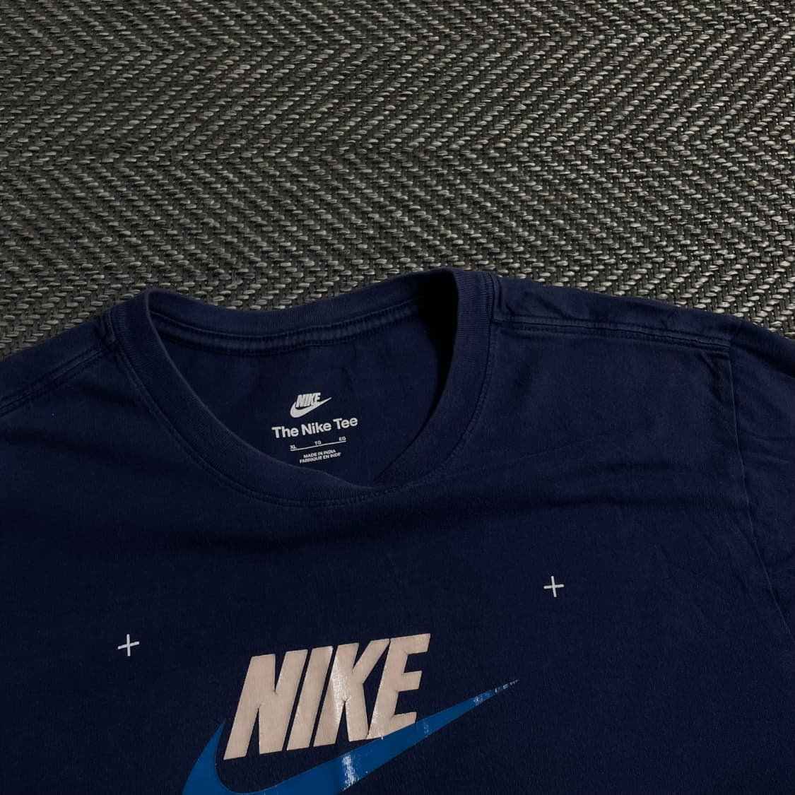 나이키 NSW 에어맥스 빅로고 반팔 티셔츠 네이비y 4444 상품이미지4