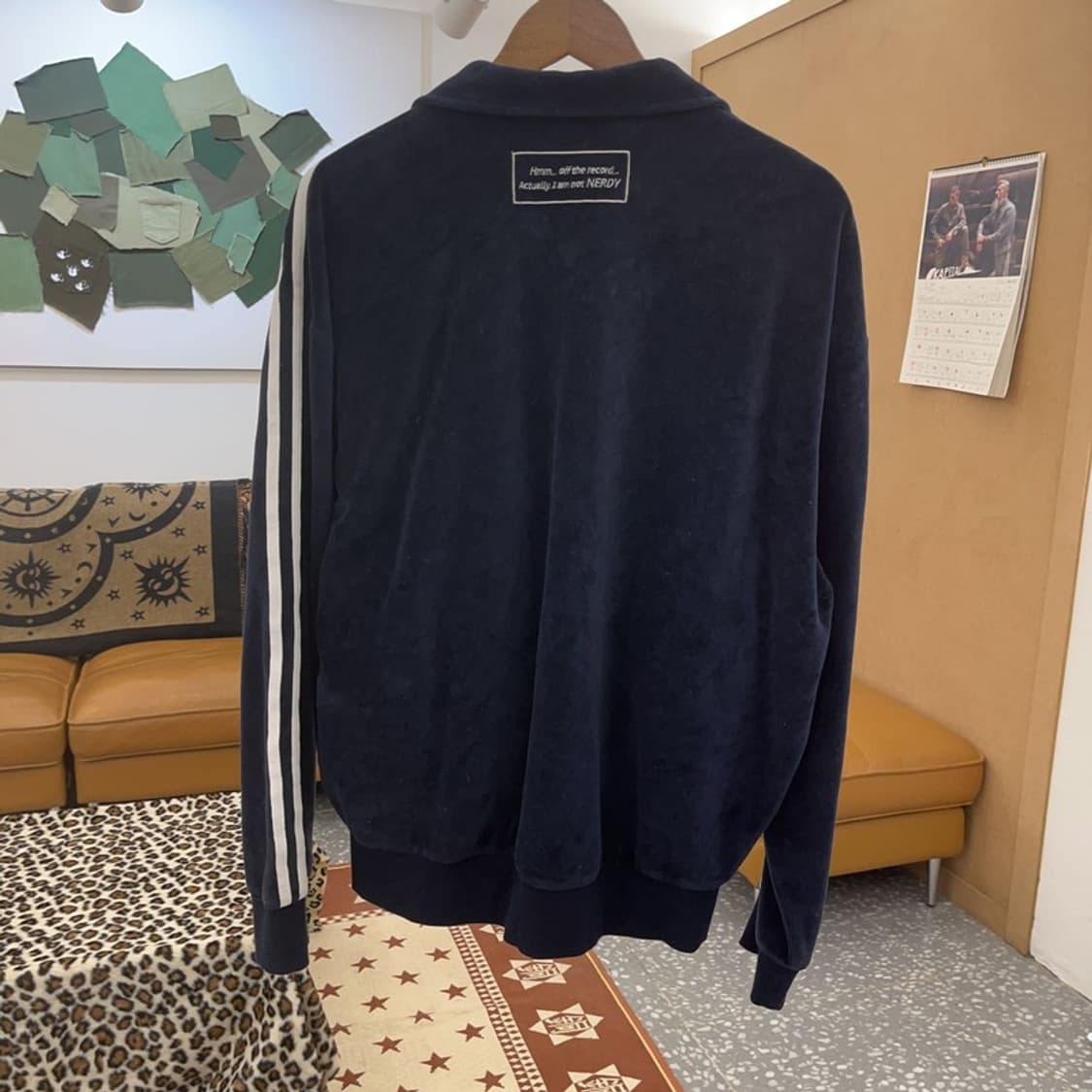 널디 올드스쿨 레트로 00's 벨벳 집업 M C08762 상품이미지4