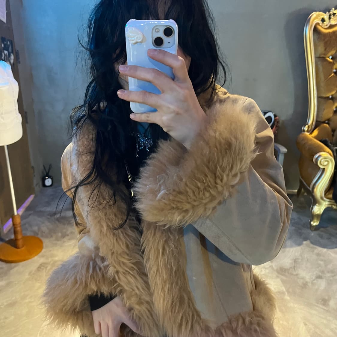 무스탕 퍼 코트 상품이미지4