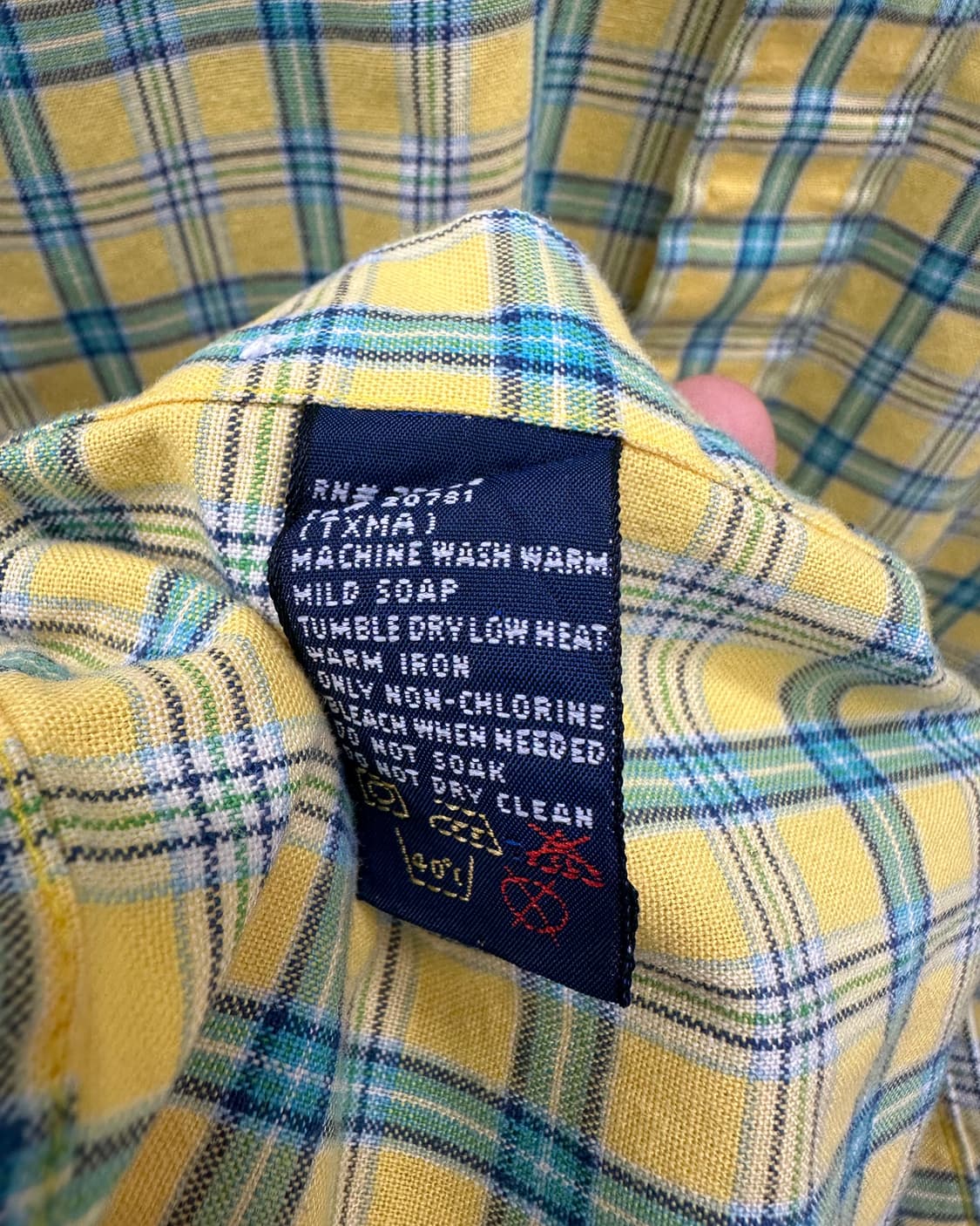 (2XL)90'S 타미 체크 셔츠-M861 상품이미지6