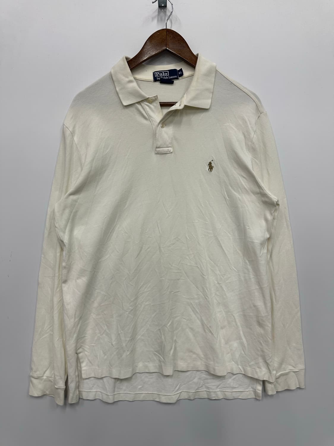 폴로 아이보리 카라 긴팔티 상품이미지1