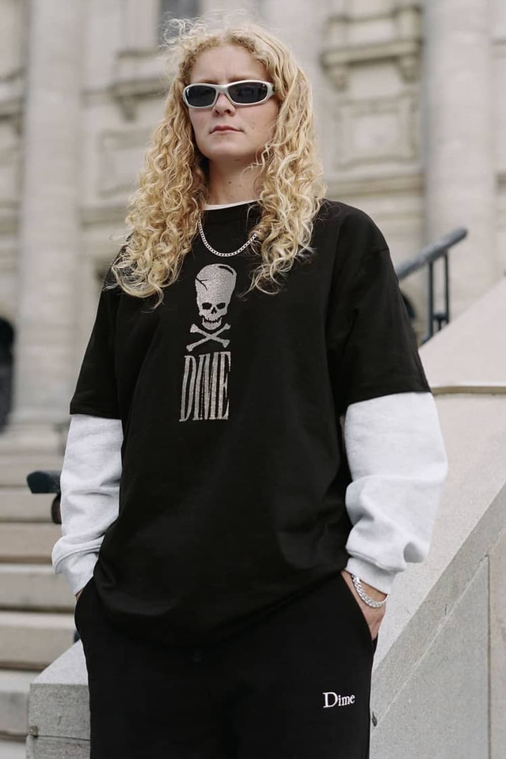 [XXL] Dime 다임 코세어 풀오버 후드 블랙 상품이미지5