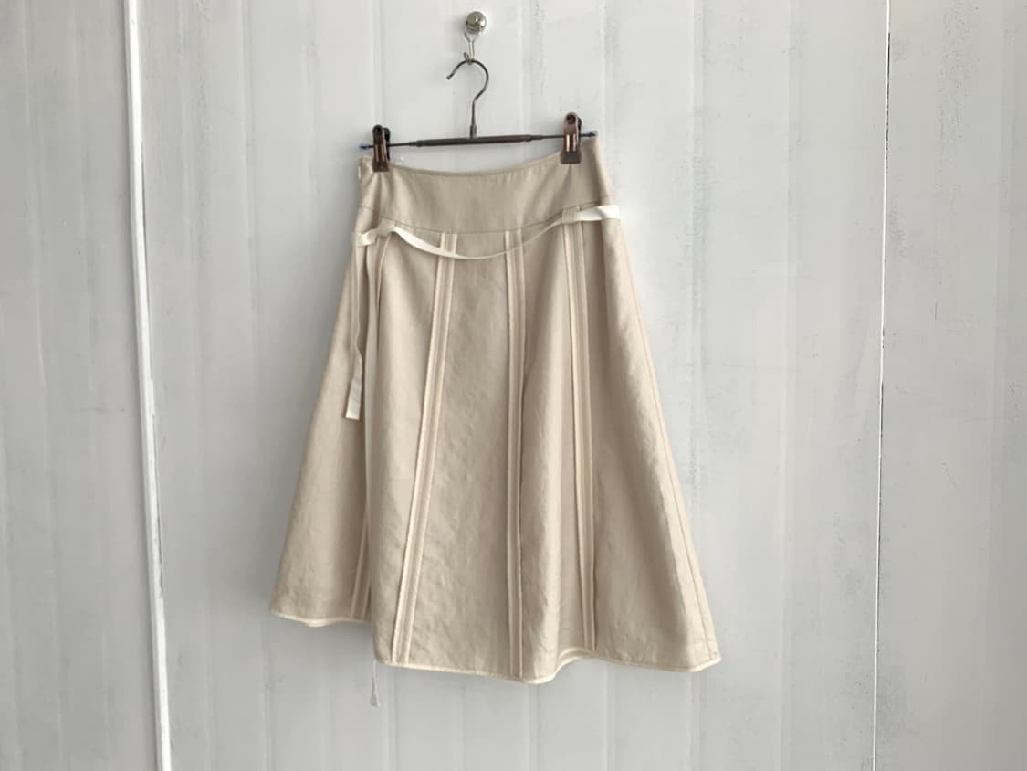 Light Beige Midi Skirt 상품이미지7