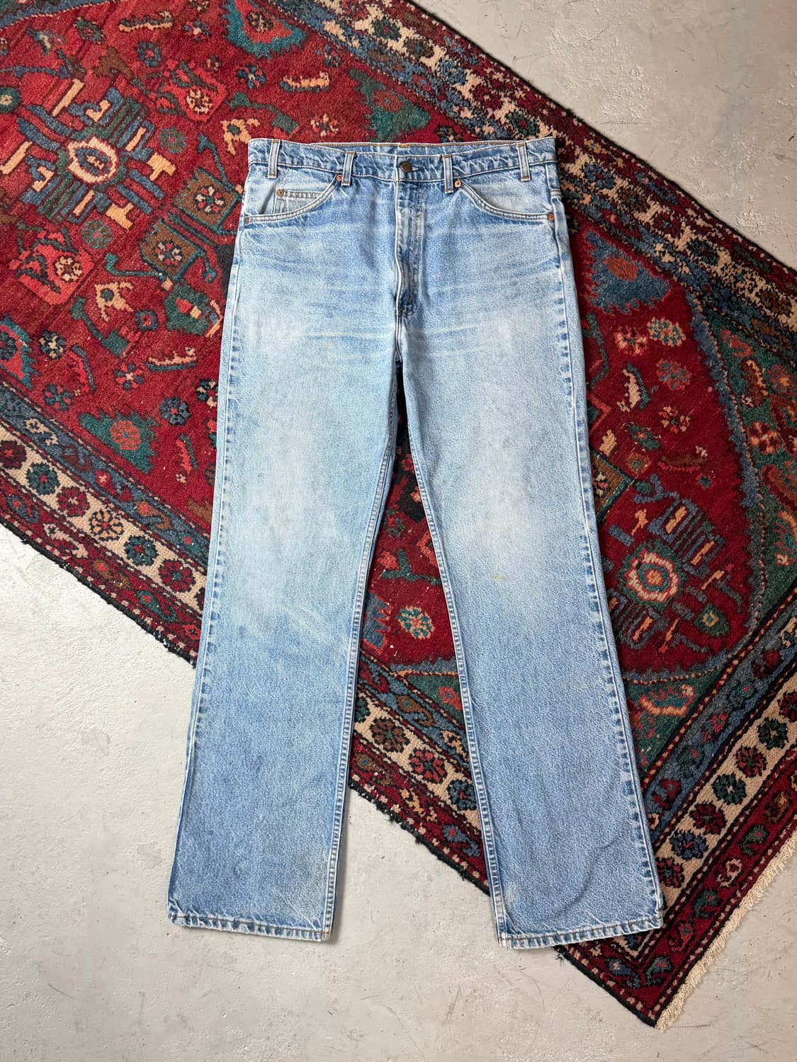 90's USA Made 빈티지 리바이스 517 오렌지탭 부츠컷 상품이미지1