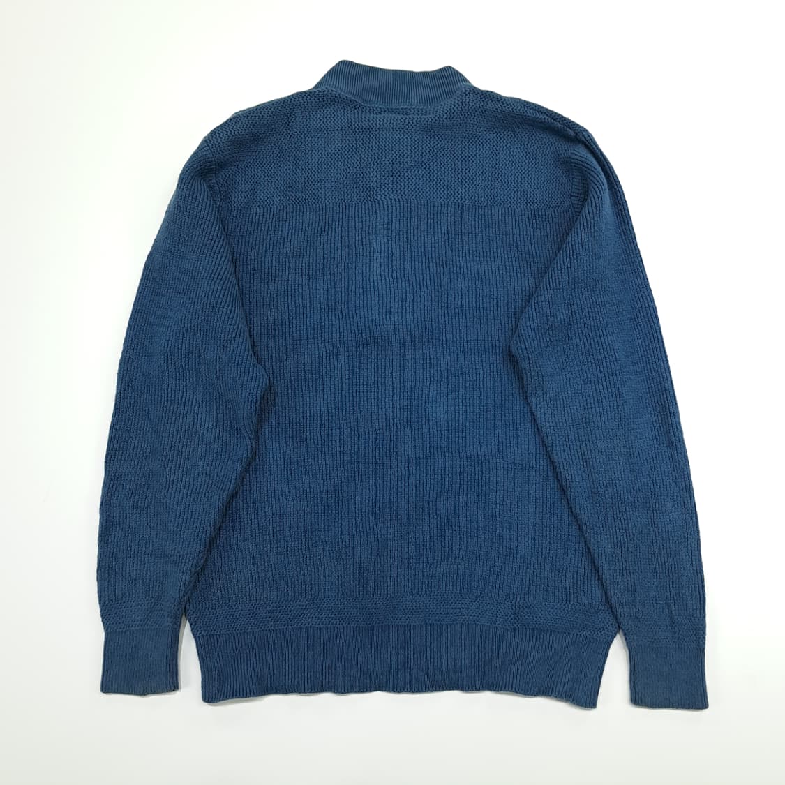 CN946 SM 엘엘빈 빈티지블루 코튼 하이넥 긴팔 니트 스웨터 상품이미지6