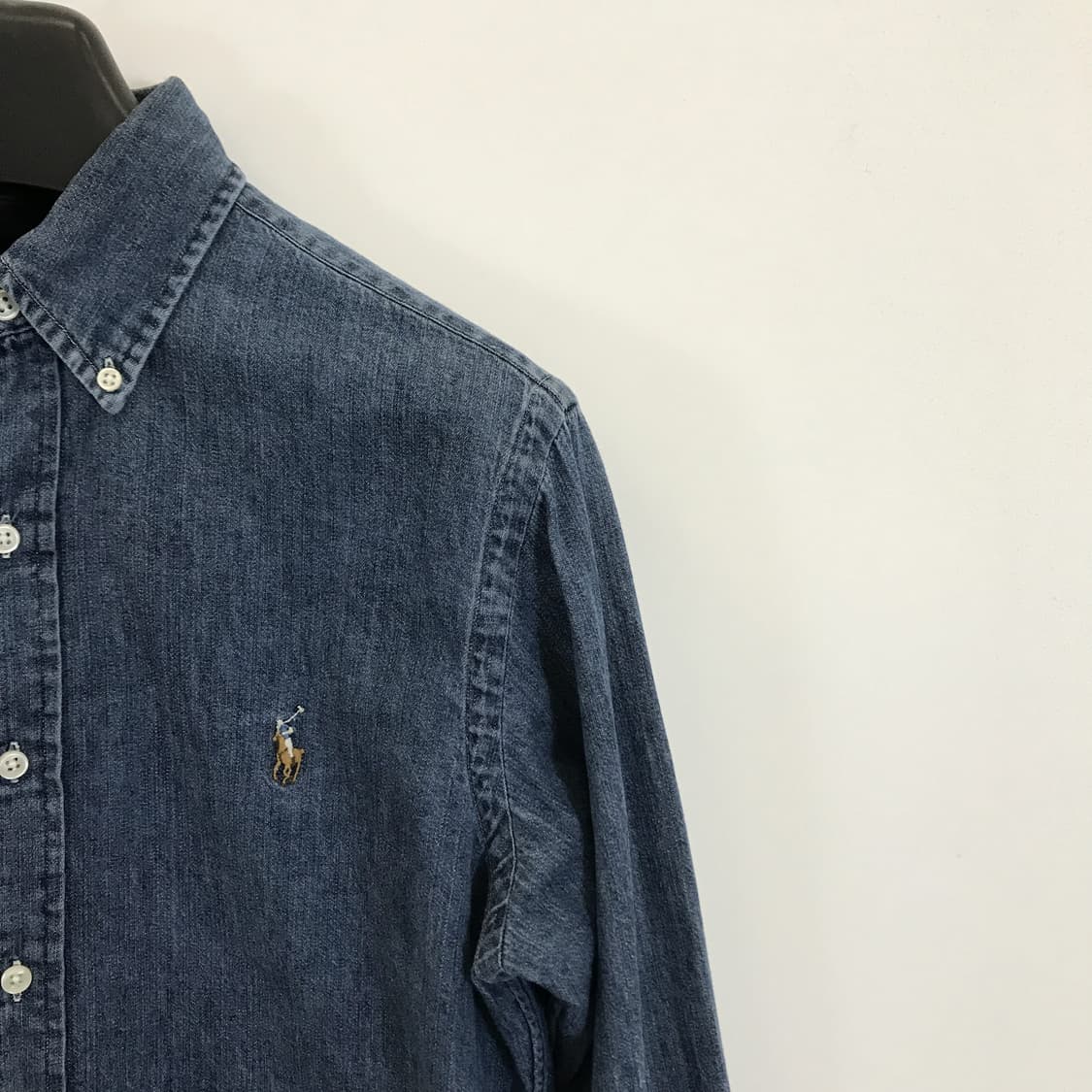 폴로 랄프로렌 진청인디고 데님셔츠 클래식핏 [S] 상품이미지2