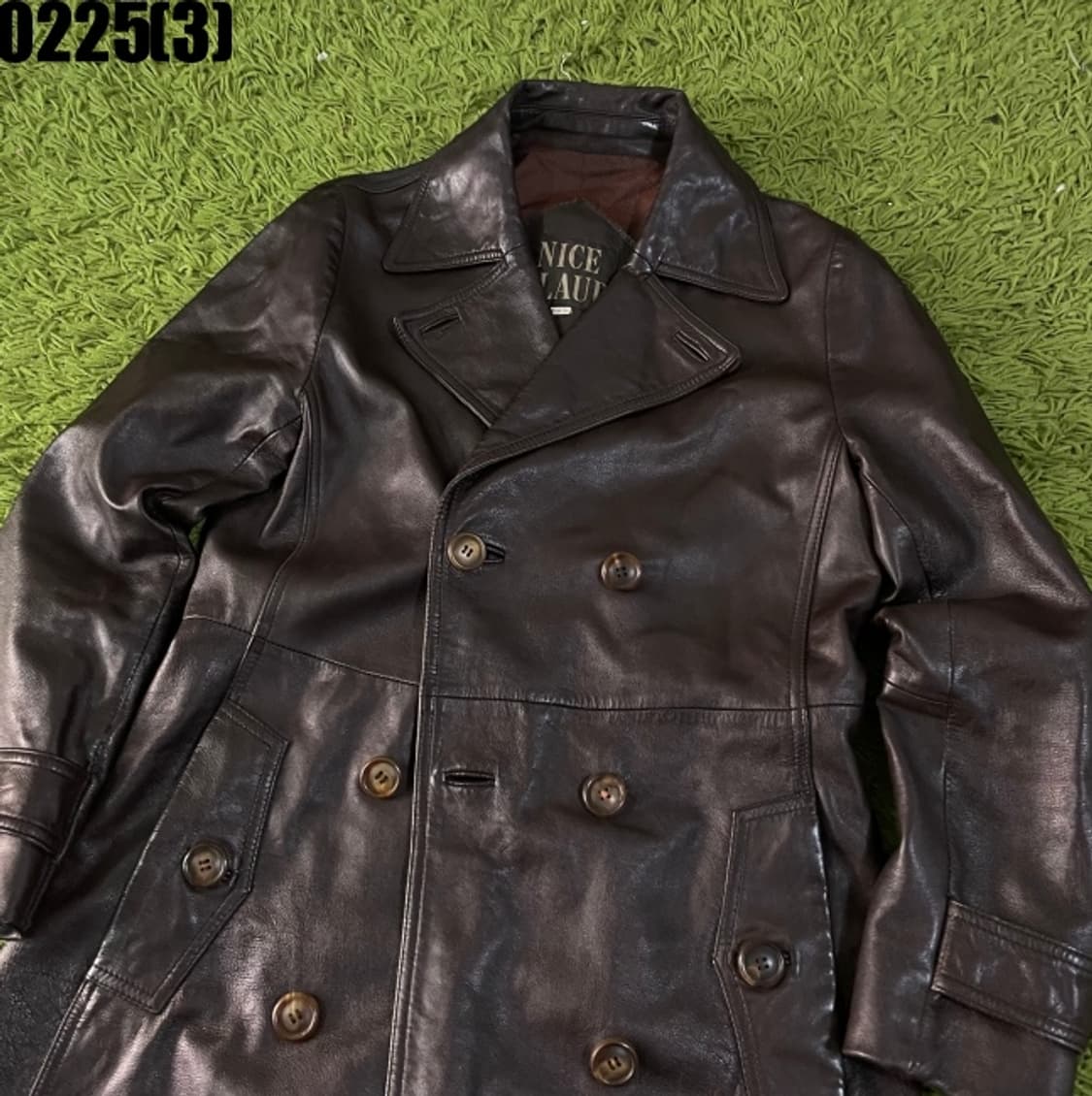 빈티지 레더 코트 상품이미지2