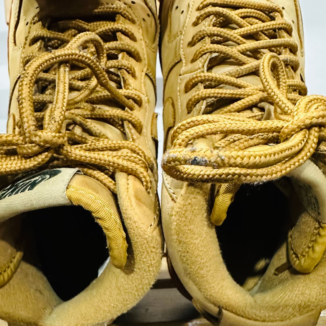 230) 나이키 운동화 여성 여자  에어포스1 하이 된장 스웨이드 상품이미지9