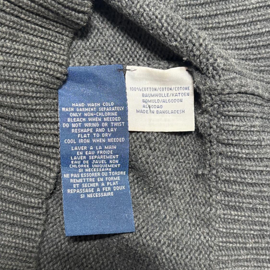 폴로랄프로렌 챠콜 코튼 스웨터 상품이미지5