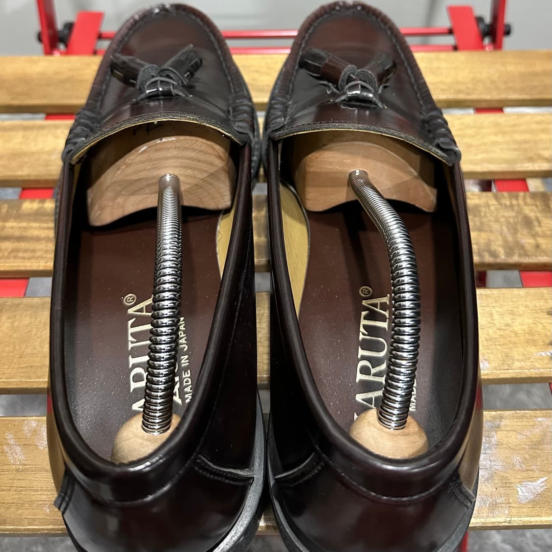 275) 하루타 로퍼 남성 남자 구두 907 테슬로퍼 브라운 상품이미지4