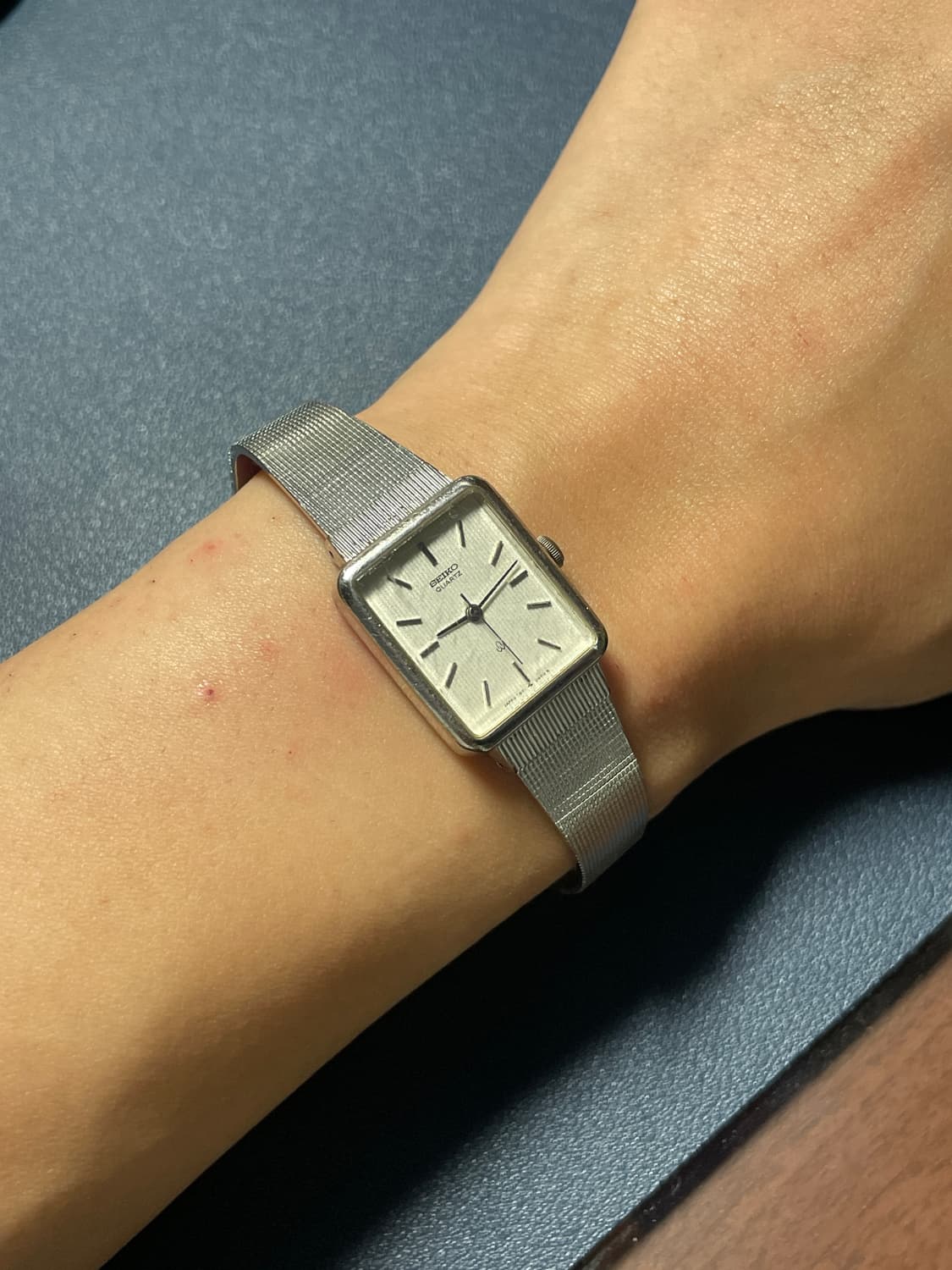 빈티지 세이코 쿼츠 메탈 시계 상품이미지3
