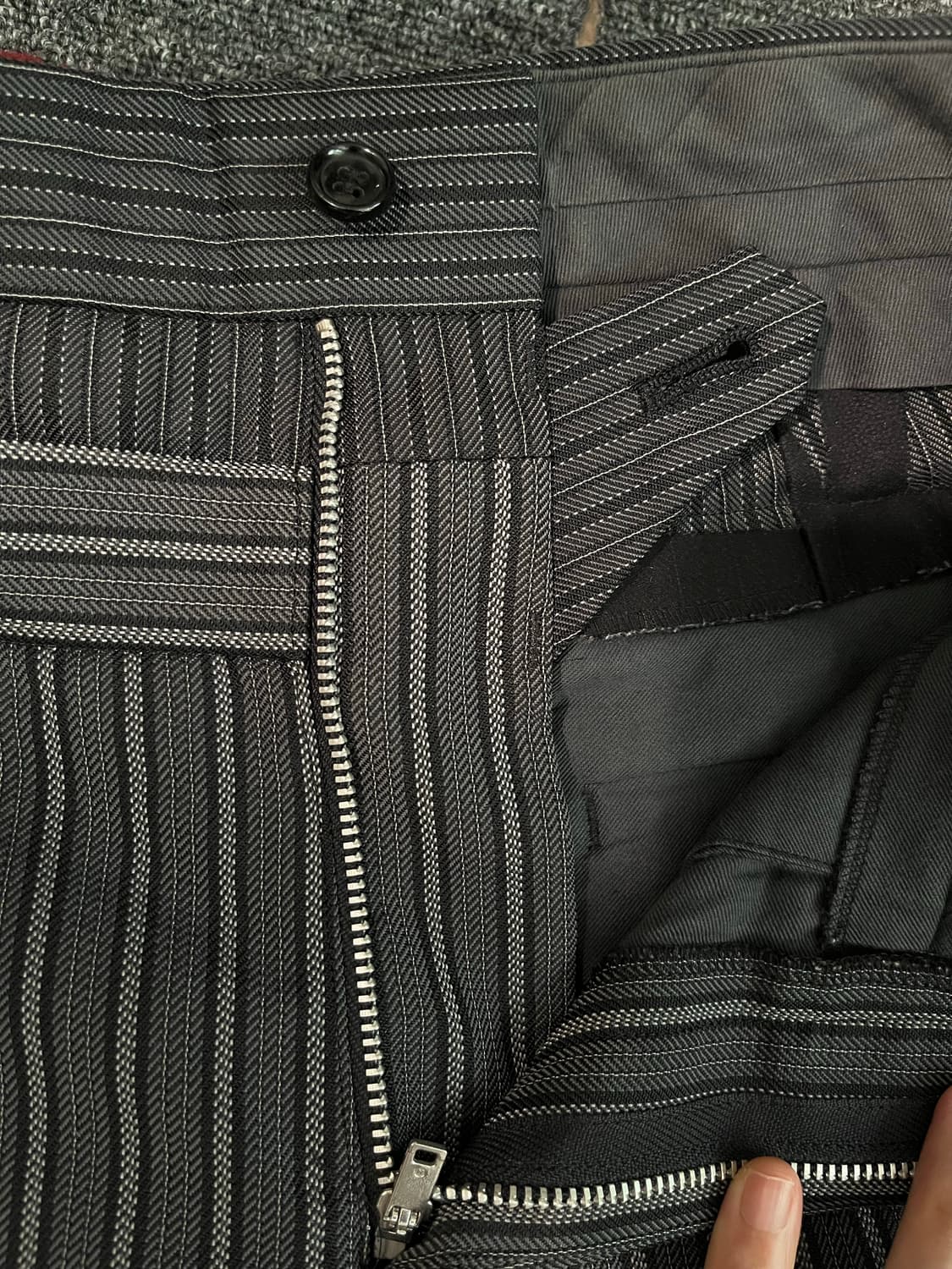 comme des garcons homme plus 도킹 스트라이프 팬츠 상품이미지6
