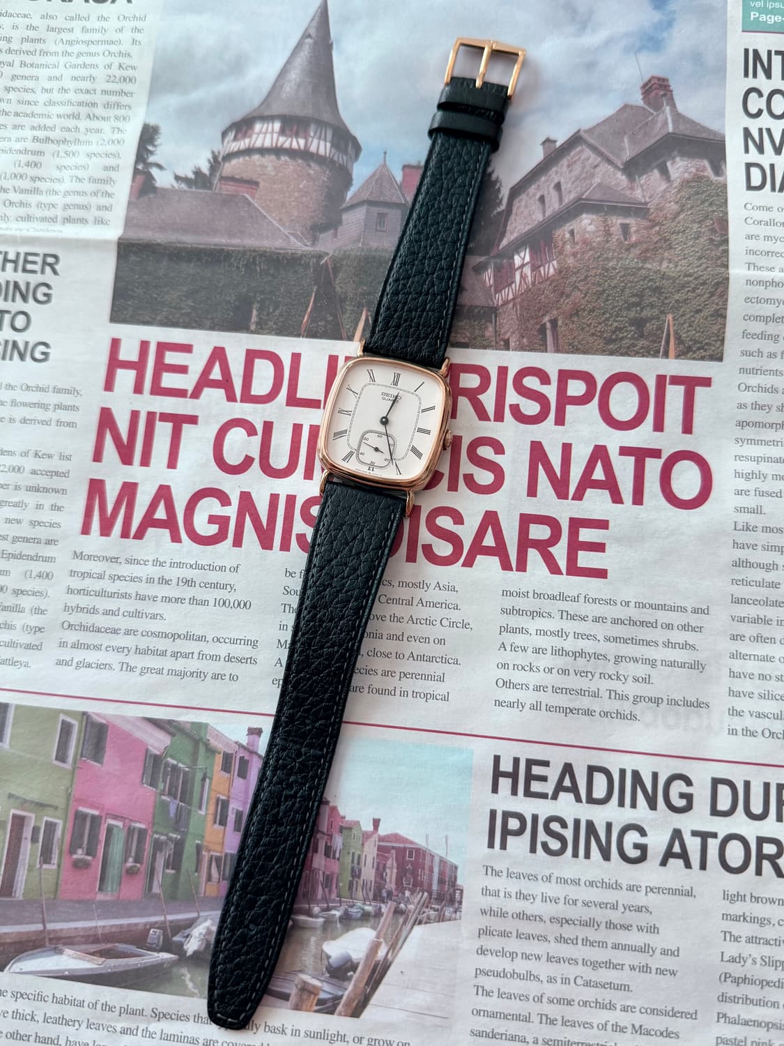 Seiko 세이코 스퀘어 쿼츠 스모세코 상품이미지2