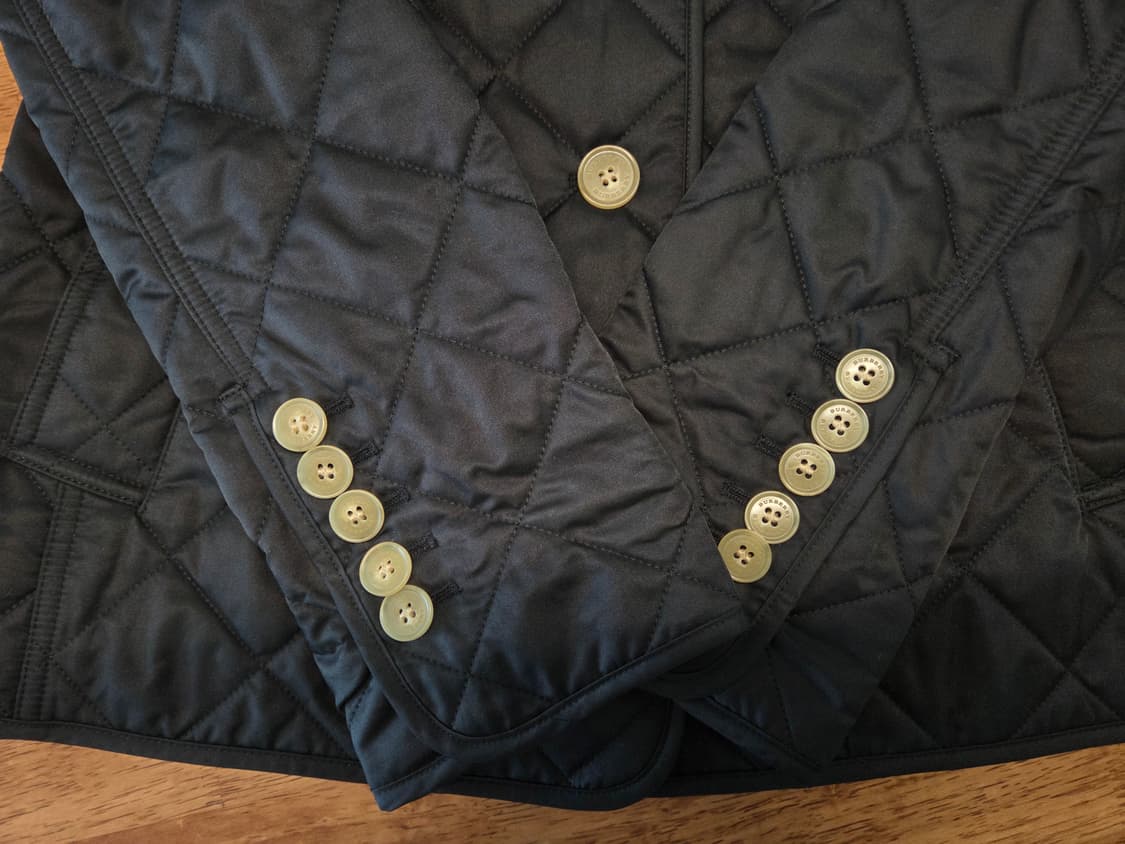 버버리 퀼팅 프랭크비 블랙 M 상품이미지4