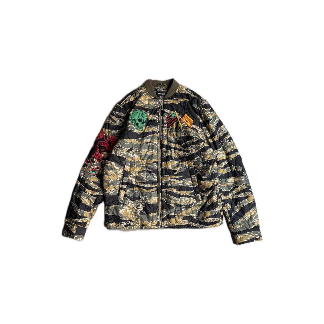 디젤 16fw 카모 봄버자켓 (M) 상품이미지2