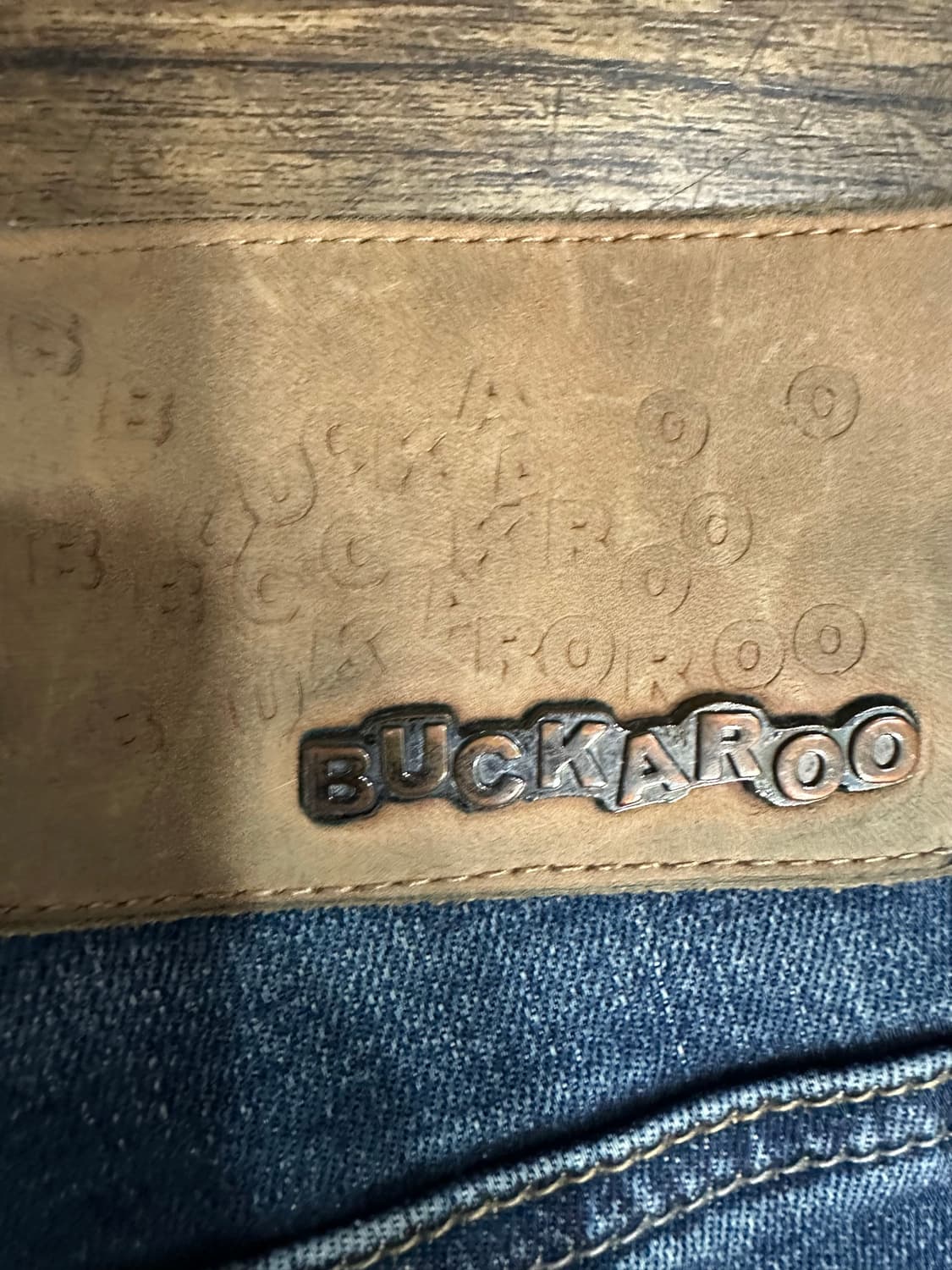 버커루 BUCKAROO 워싱 데님 팬츠 36인치 스트레이트 Y2K 상품이미지8