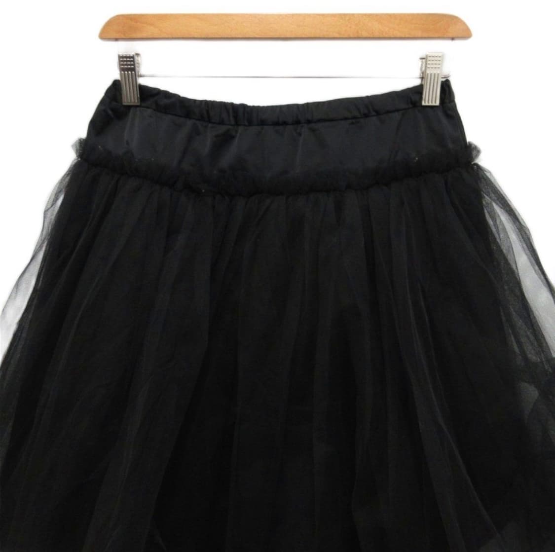 일본 빈티지 프릴 레이스 셔링 아일릿 치마 상품이미지3