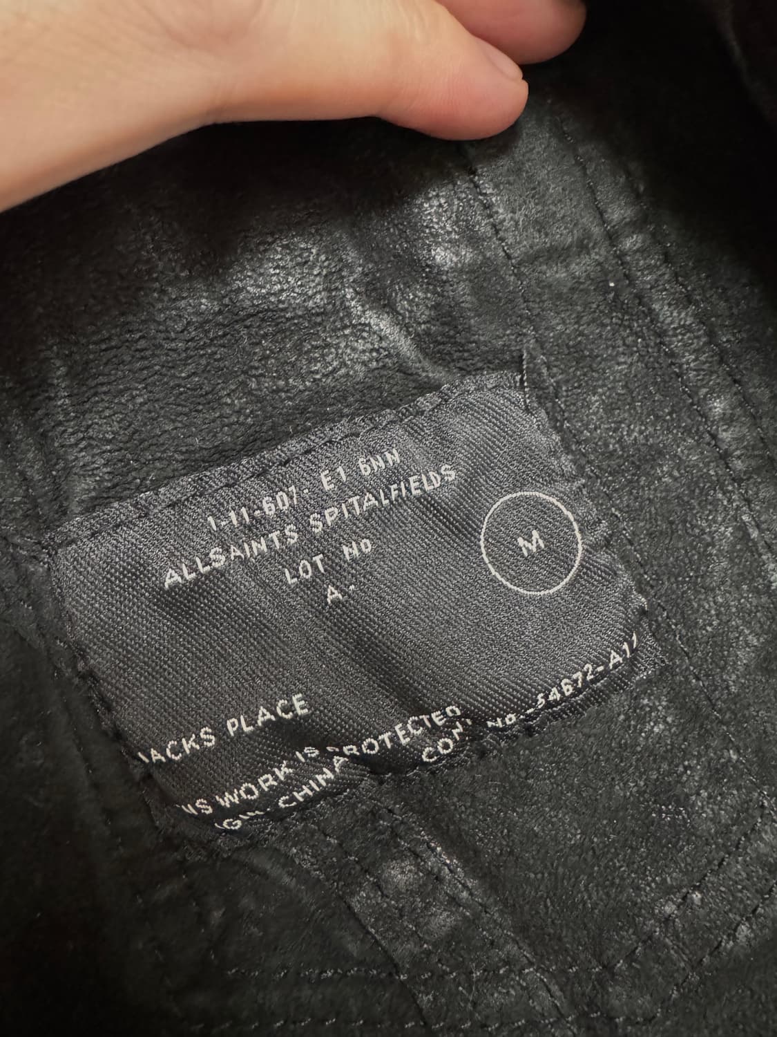 올세인츠 레더자켓 상품이미지3