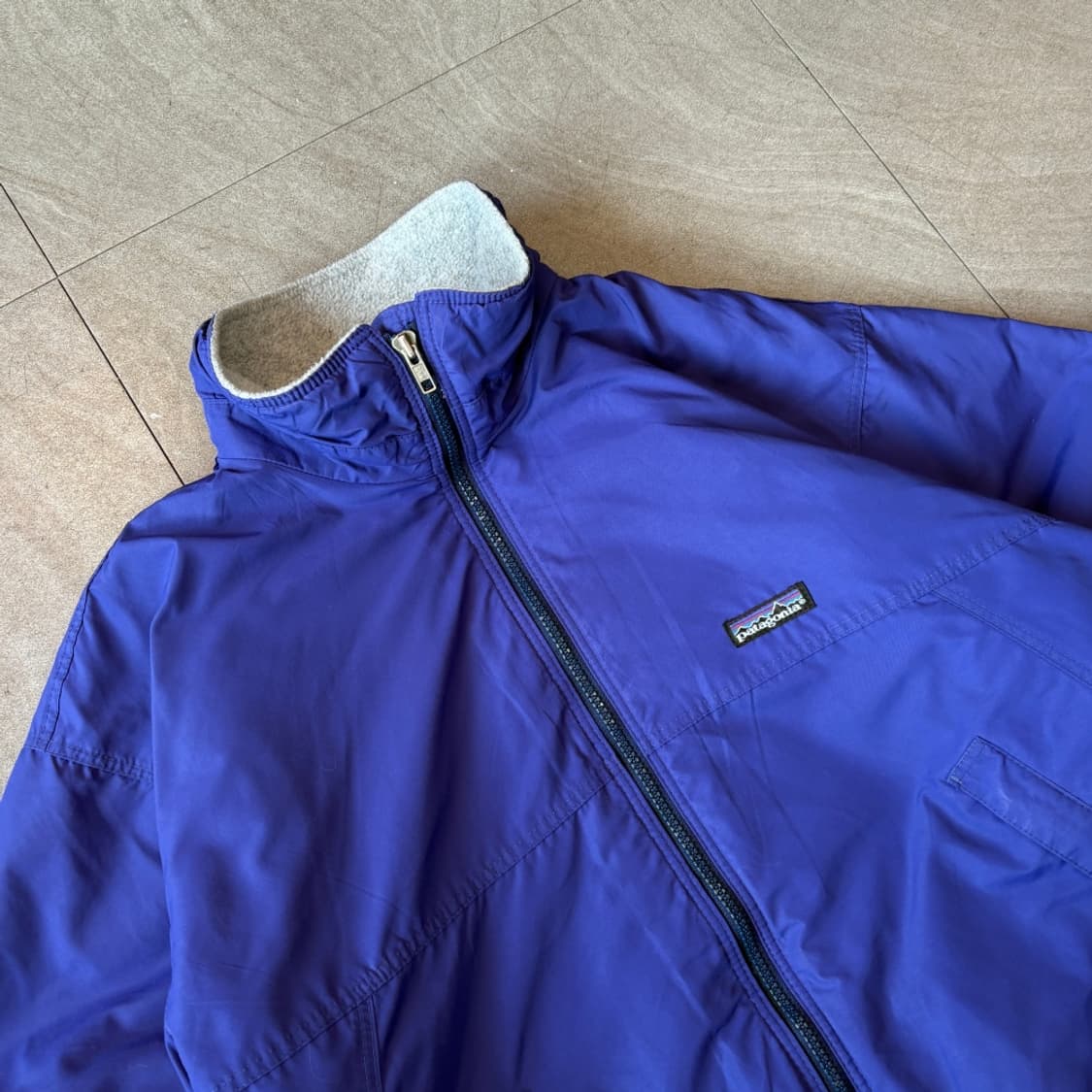 90s patagonia 90년대 미국 생산 파타고니아 쉘드 퍼플 자켓 상품이미지2