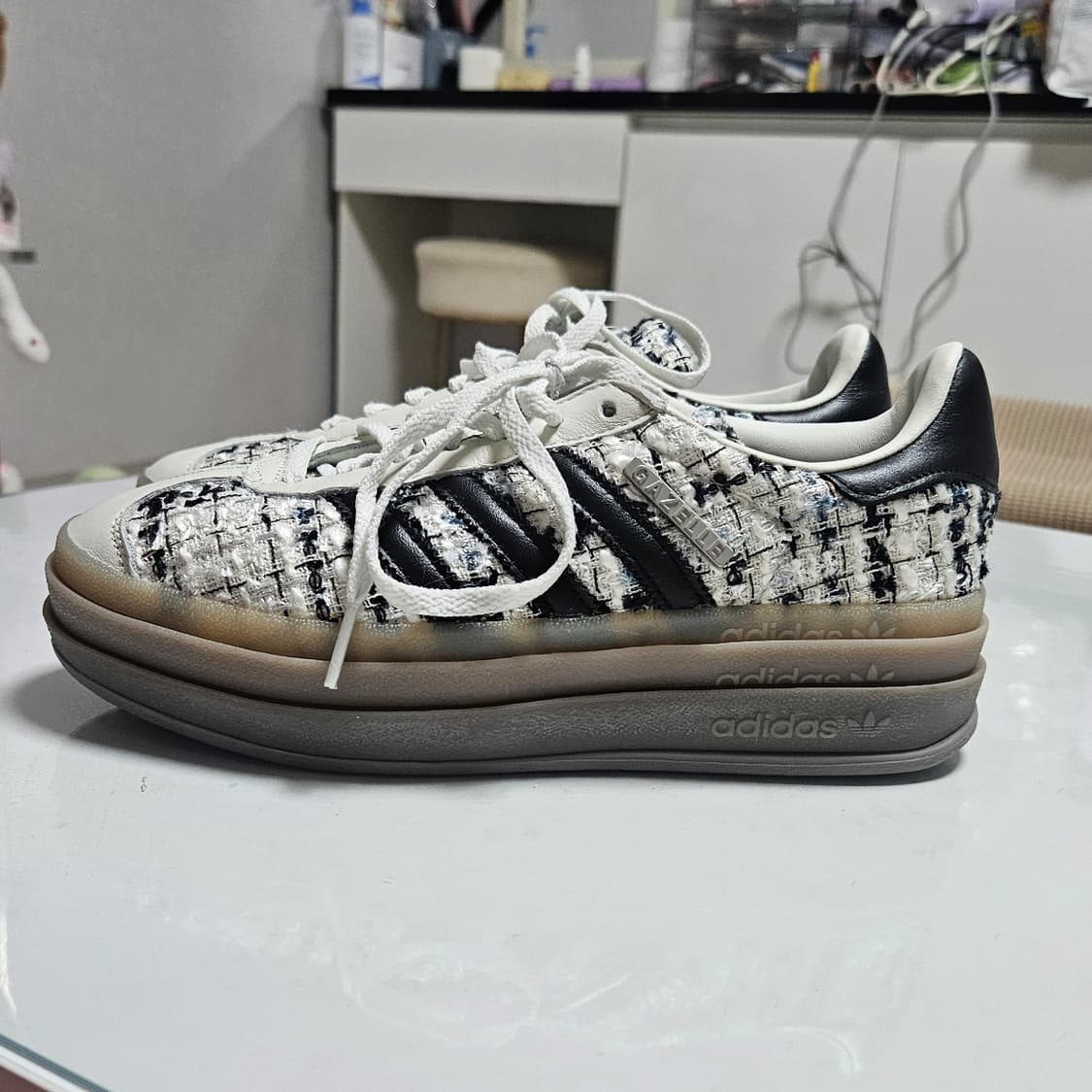 아디다스 통굽 트위드 가젤 상품이미지5