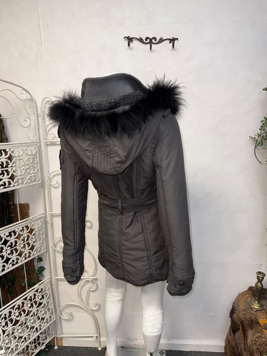 Durer multi pocket raccoon fur field jk 상품이미지6