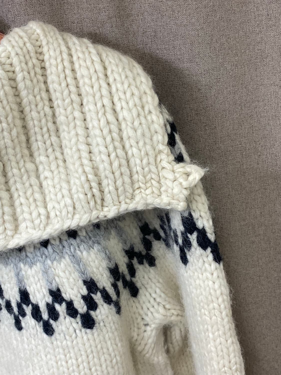 빈티지 세일러 카라 헤비 니트  상품이미지6