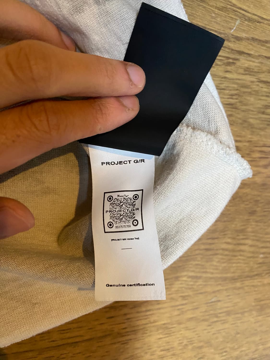 프로젝트 gr 퓨리어스 로고 아플리케 티셔츠 2사이즈 상품이미지5