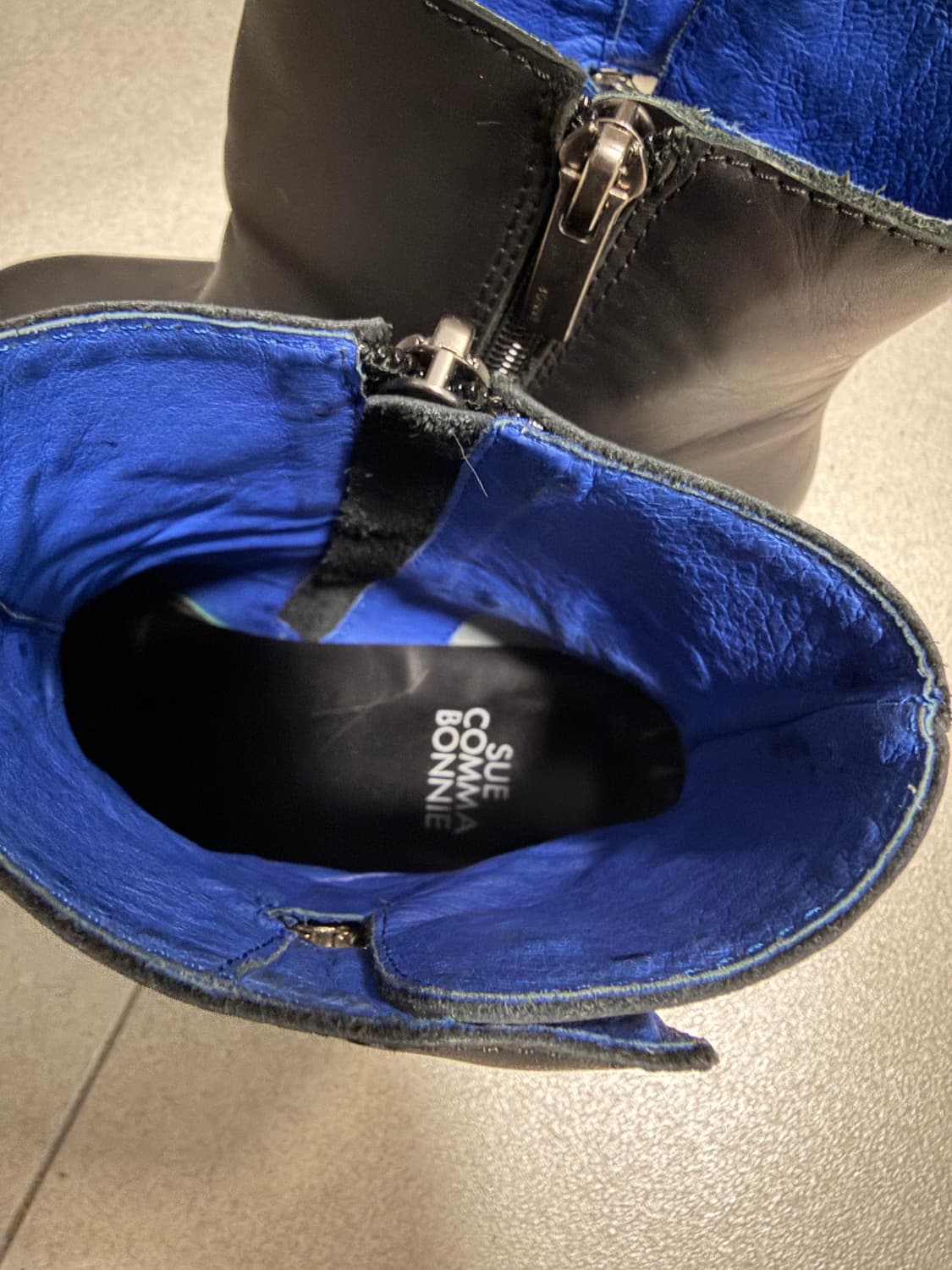 슈콤마보니 235 부츠 앵클 지퍼 상품이미지3