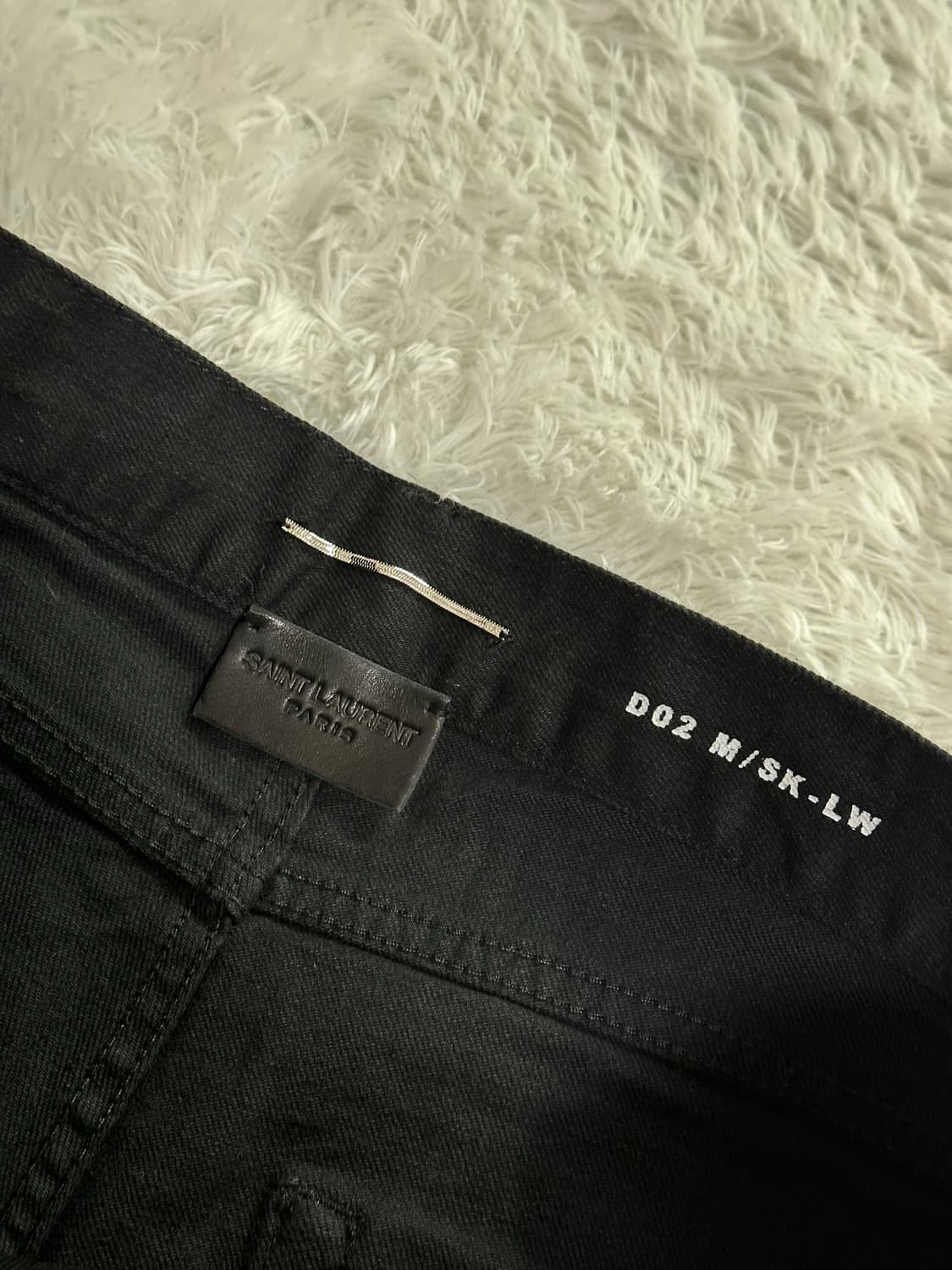 생로랑 D02 M/SK-LW 블랙 데님 팬츠 28 상품이미지2