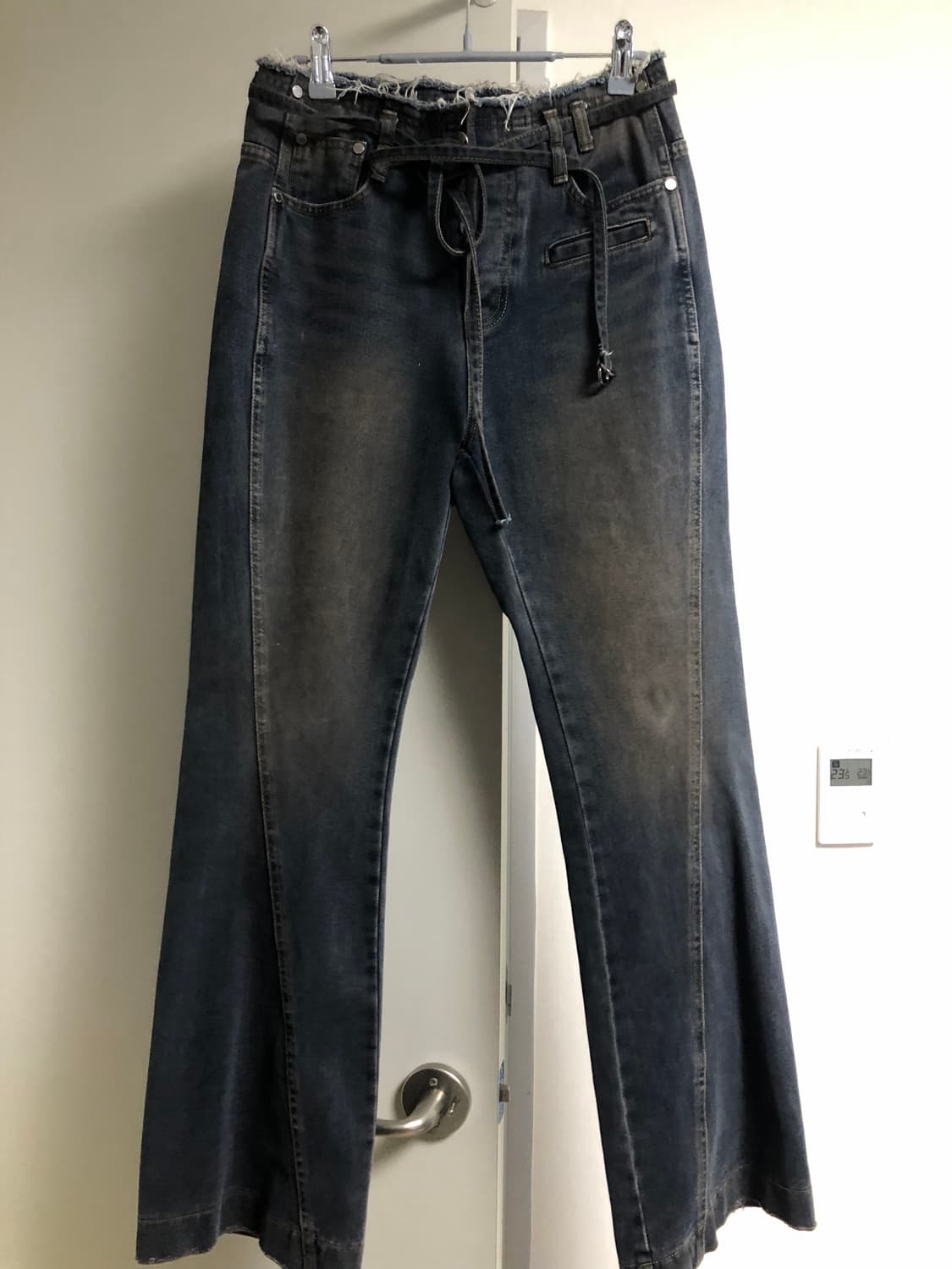 마뗑킴 부츠컷 청바지 s 상품이미지1