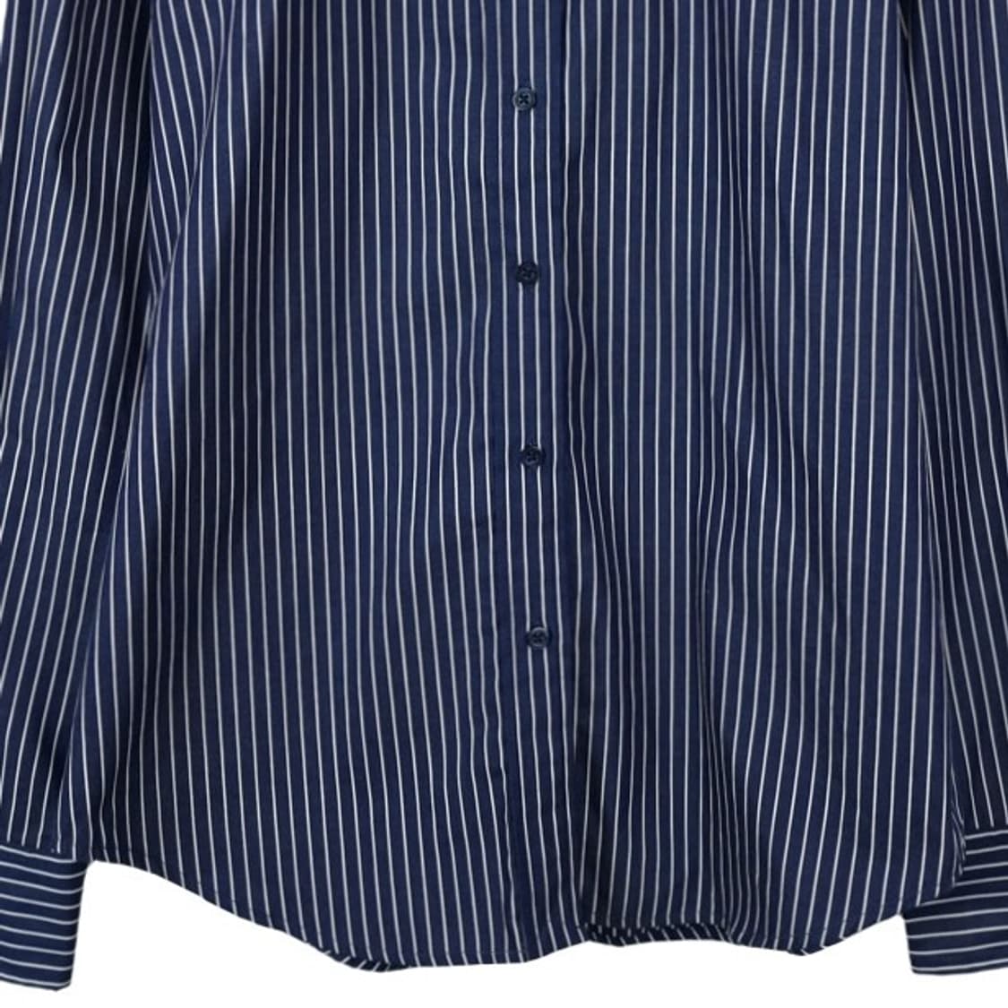 [폴로 랄프로렌] 로고 자수 스트라이프 셔츠 네이비 M19414 상품이미지5