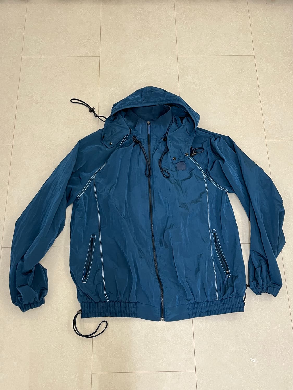 Adererror 스컬프처 로고 트랙 자켓 다크블루 A1 상품이미지4