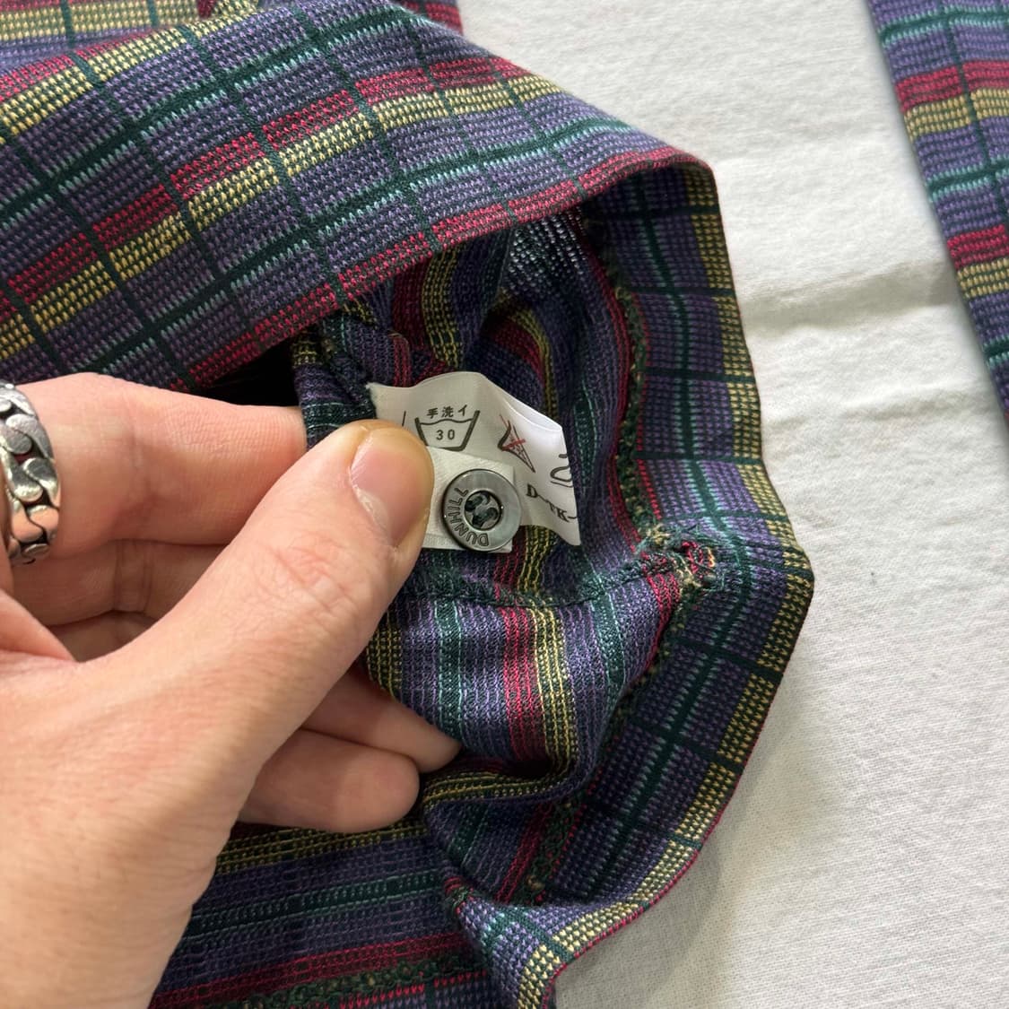 90s dunhill 퓨어 코튼 긴팔 티셔츠 상품이미지5