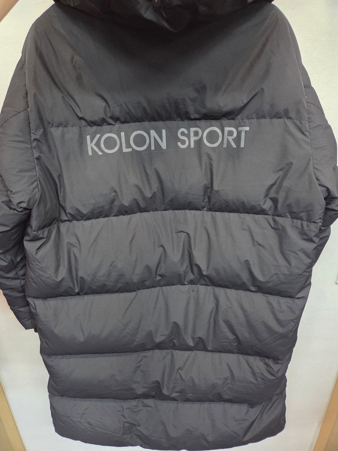 코오롱스포츠 백로고 롱패딩 105 상품이미지3