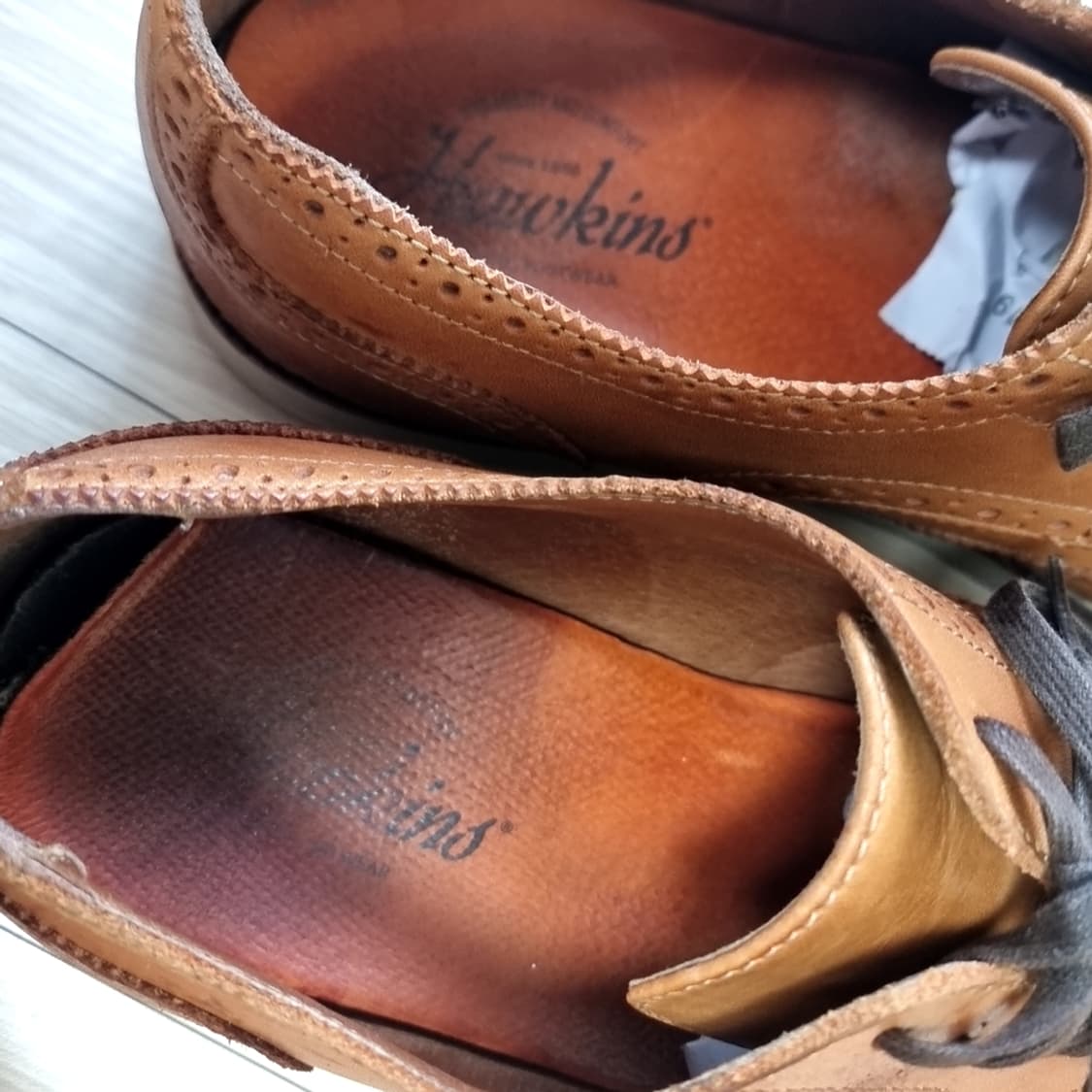 호킨스 브라운 윙팁 남성 구두(280-290) 상품이미지7