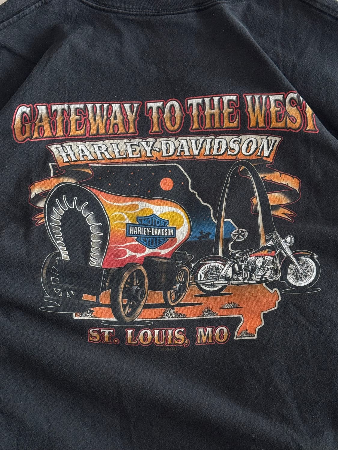 [L] 90s-00s 빈티지 할리데이비슨 freakin hot 티셔츠 상품이미지4